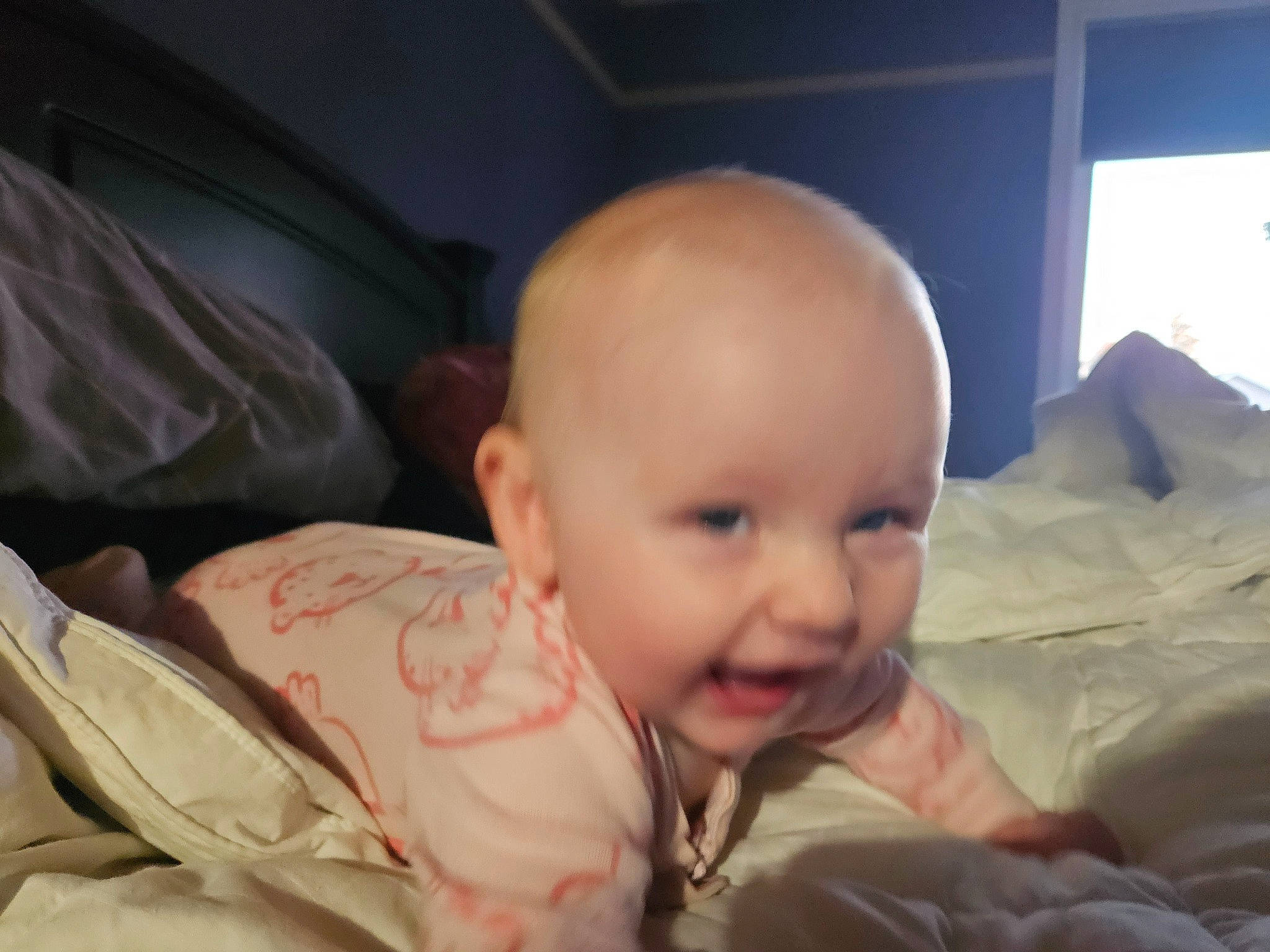 Chloe joined the competition — help win amazing prizes! baby, baby_products, baby_toddler_clothing, car_seat, cheek, child, comfort, ear, flooring, fun, happy, head, linens, person, room, sitting, skin, smile, thumb, toddler