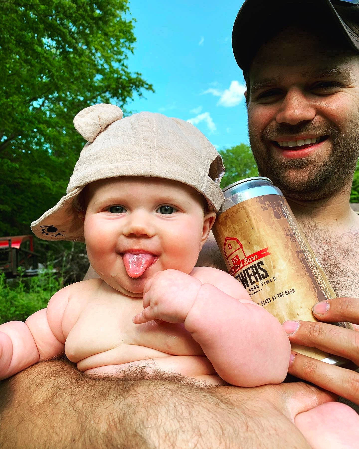 Kelsey joined the competition — help win amazing prizes! baby, bottle, cap, child, dairy, drink, finger, fun, hand, happy, headgear, headwear, joy, leisure, people, person, product, skin, smile, summer