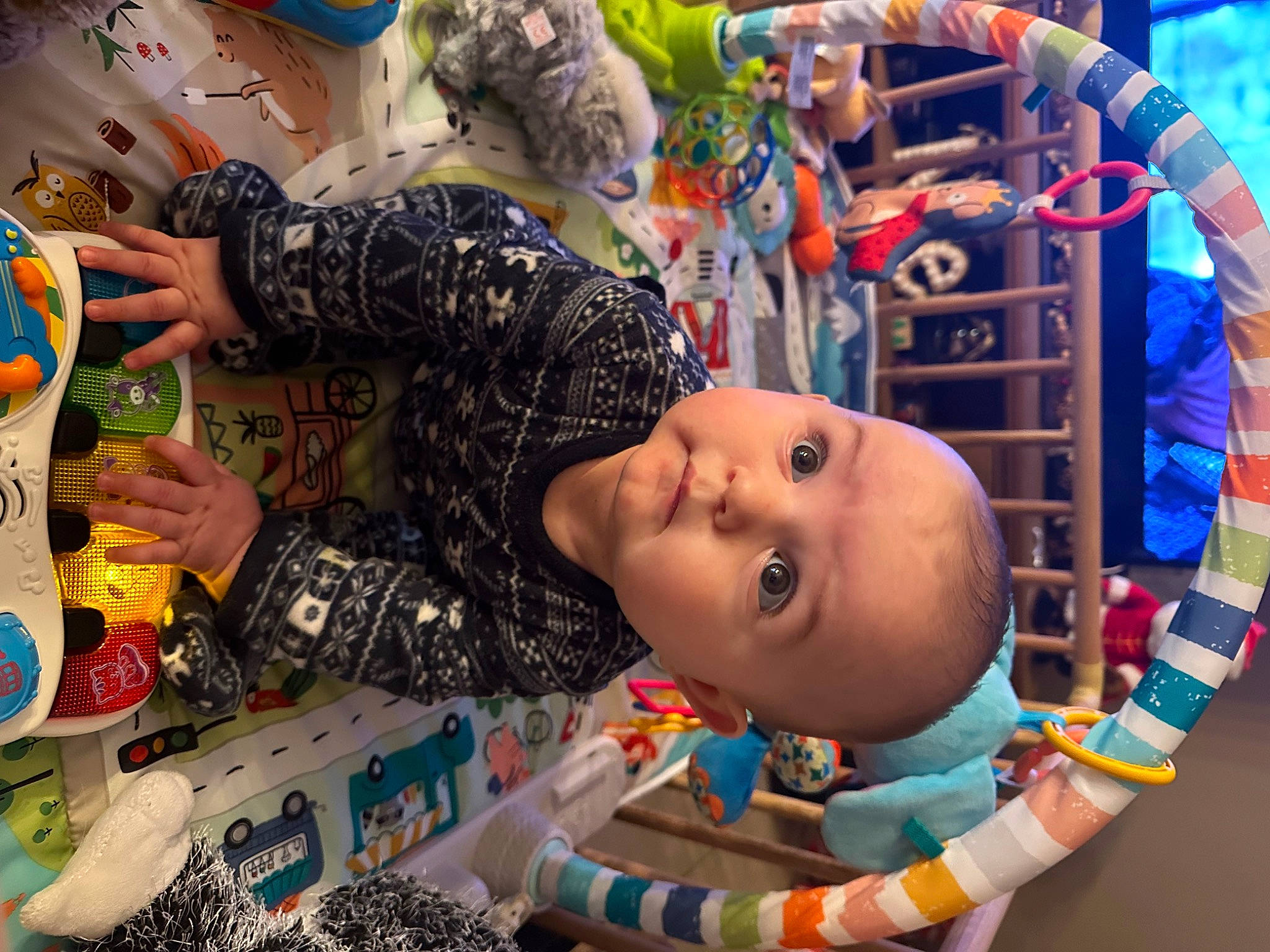 Ayden participe au concours pour gagner de l'argent avec cette photo : baby, baby_products, baby_toys, cheek, child, city, convenience_store, fun, happy, kindergarten, leisure, person, plastic, play, recreation, retail, room, toddler, toy, vacation