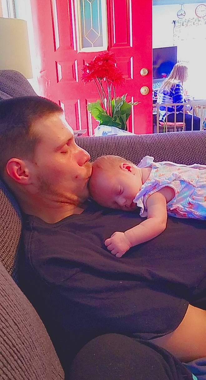 Emberlee is registered to the contest to win money with this photo: baby, bedtime, child, furniture, nap, neck, person, sleep, toddler