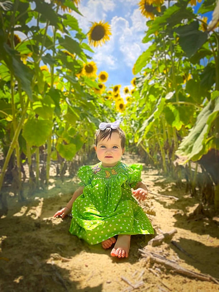 Eisley joined the competition — help win amazing prizes! botany, branch, cloud, grass, happy, landscape, leisure, morning, people_in_nature, person, plant, plantation, rural_area, sky, terrestrial_plant, toddler, tree, vegetation, wood, woody_plant