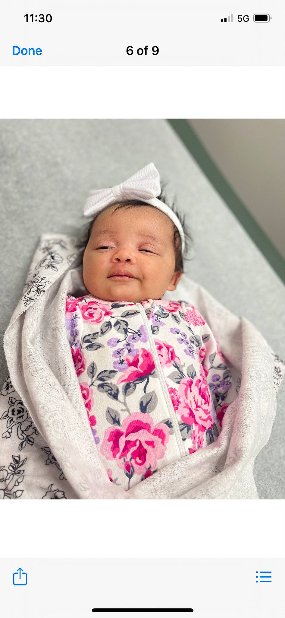 Blakely is registered to the contest to win money with this photo: baby, baby_sleeping, baby_toddler_clothing, cheek, comfort, eye, eyelash, face, happy, head, headgear, linens, lip, nose, pattern, person, pink, skin, sleeve, textile