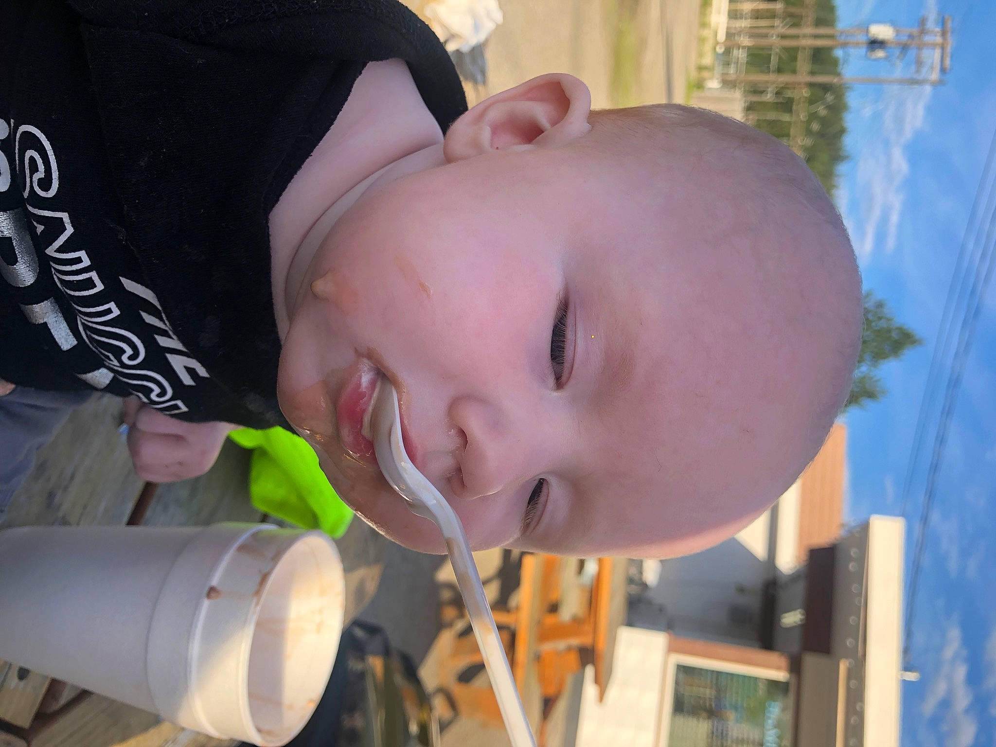 Axle is registered to the contest to win money with this photo: baby, baby_products, baby_toddler_clothing, cheek, child, drinkware, ear, eyebrow, eyelash, fun, happy, lip, mouth, nose, person, plant, product, skin, smile, toddler