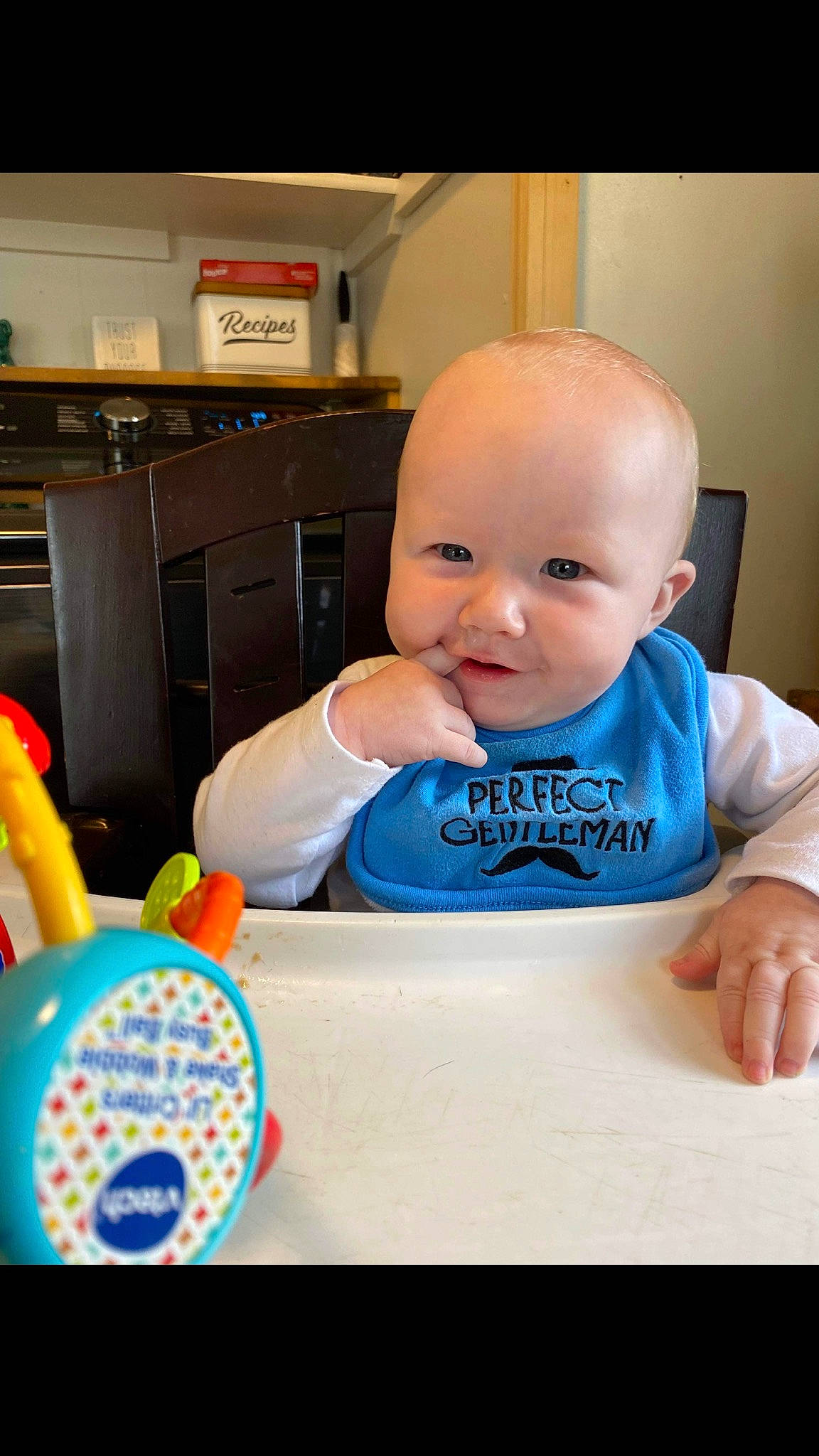 Axle joined the competition — help win amazing prizes! baby, baby_products, baby_toddler_clothing, cabinetry, cheek, child, cooking, drinkware, electric_blue, fun, hairstyle, happy, home_appliance, kitchen_appliance, person, plastic, room, sitting, sleeve, t_shirt