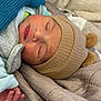 Maïlhow a rejoint le concours — aidez-le/la à gagner de superbes lots ! newborn, baby, sleeping, hat, blanket, cozy, cute, infant, soft, warm, child, resting, knit, ribbed, hand, portrait, indoors, peaceful, toddler, bed
