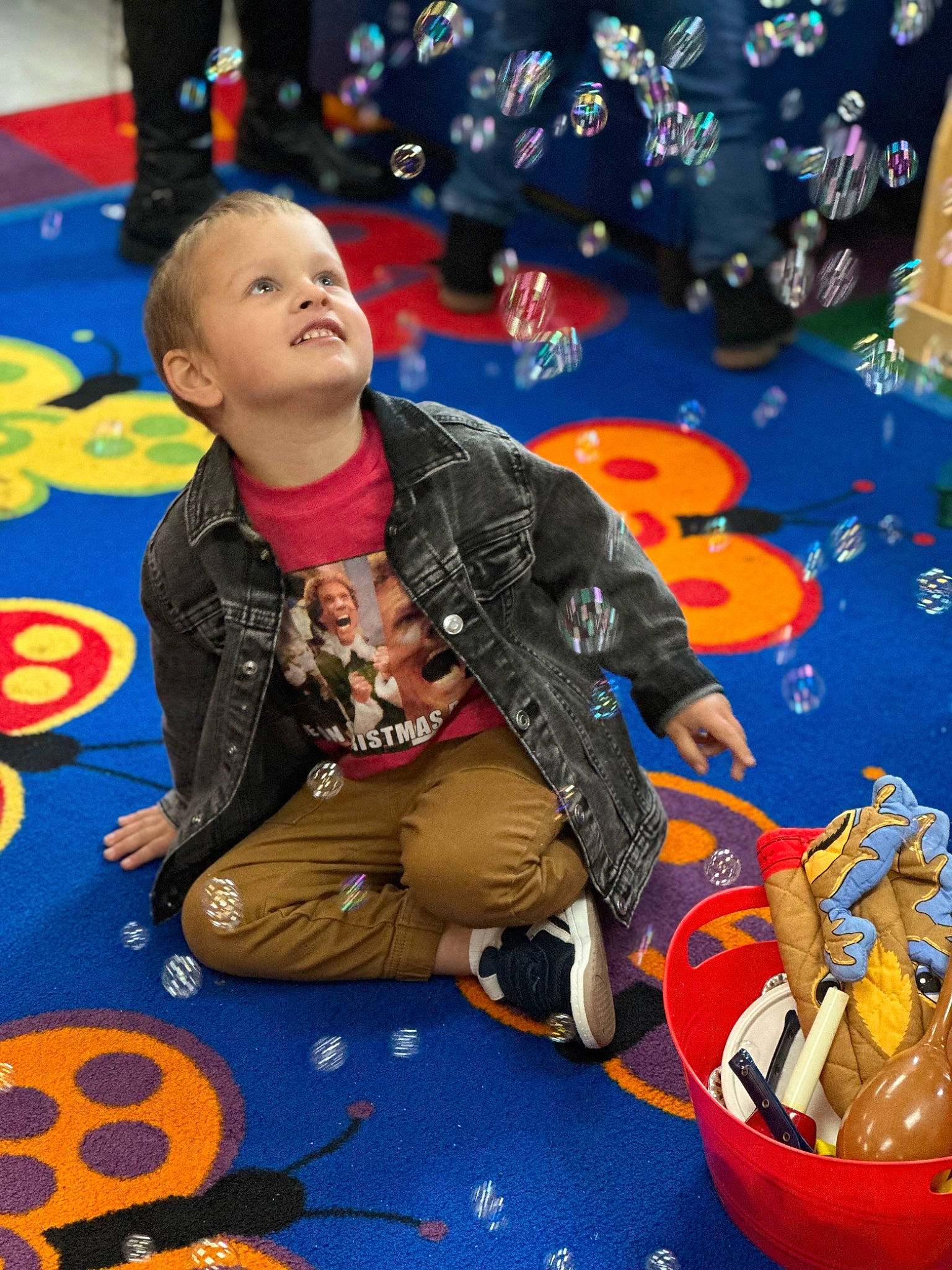 Christian joined the competition — help win amazing prizes! artist, child, electric_blue, event, flooring, fun, happy, joy, leisure, pattern, person, play, playmat, recreation, sitting, smile, toddler, visual_arts, world