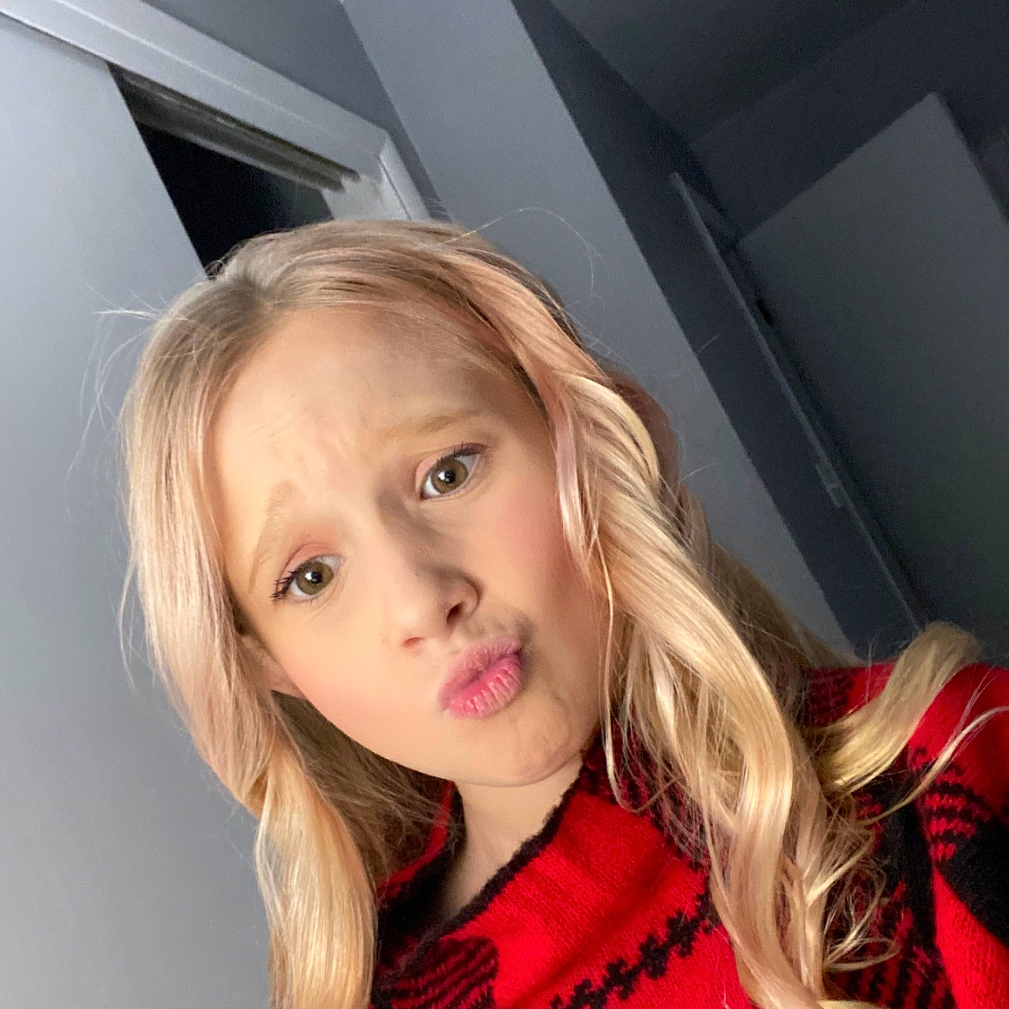 Faith is registered to the contest to win money with this photo: beauty, blond, cheek, cool, eyebrow, eyelash, flash_photography, fun, happy, iris, jaw, layered_hair, lip, long_hair, mouth, neck, nose, person, selfie, skin