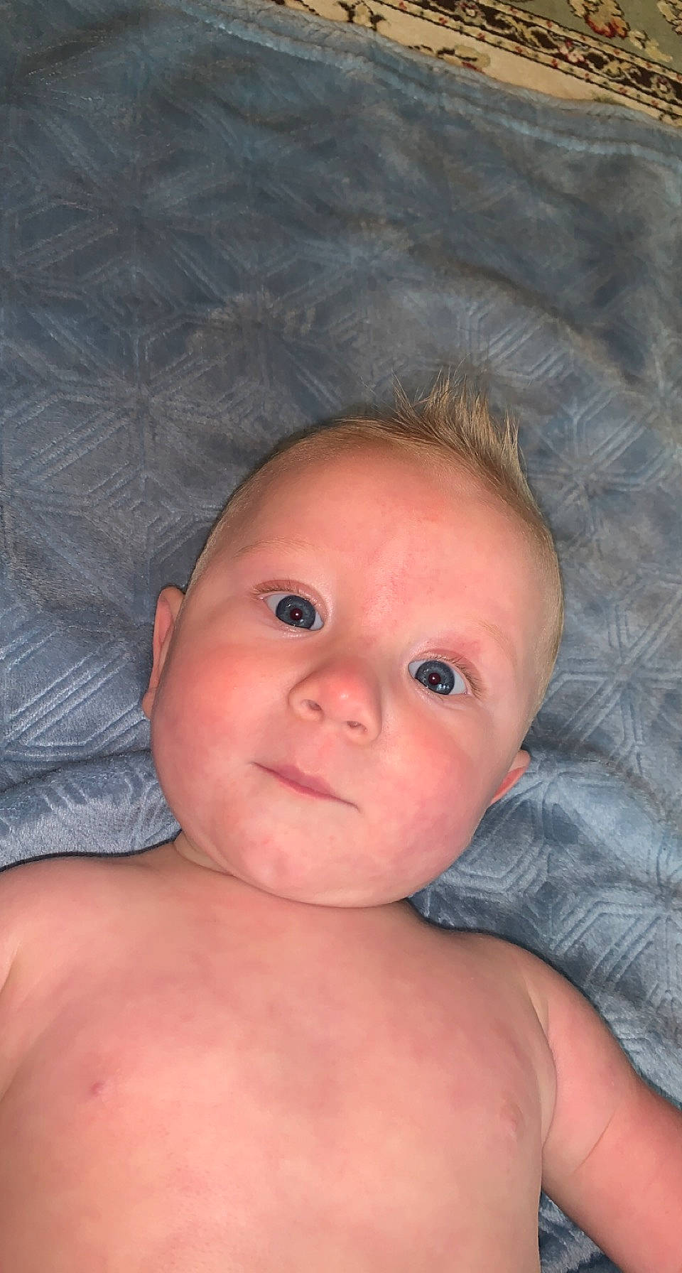 Brantlee joined the competition — help win amazing prizes! baby, cheek, chin, ear, eye, eyebrow, eyelash, finger, flash_photography, forehead, human_body, iris, lip, mouth, neck, nose, person, skin, smile, stomach