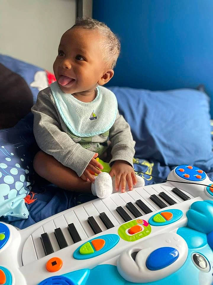 Khamari joined the competition — help win amazing prizes! baby, baby_playing_with_toys, baby_products, baby_toddler_clothing, baby_toys, child, ear, electronic_device, electronic_instrument, electronic_musical_instrument, game_controller, home_game_console_accessory, input_device, keyboard, musical_instrument, musical_instrument_accessory, nail, person, plastic, play