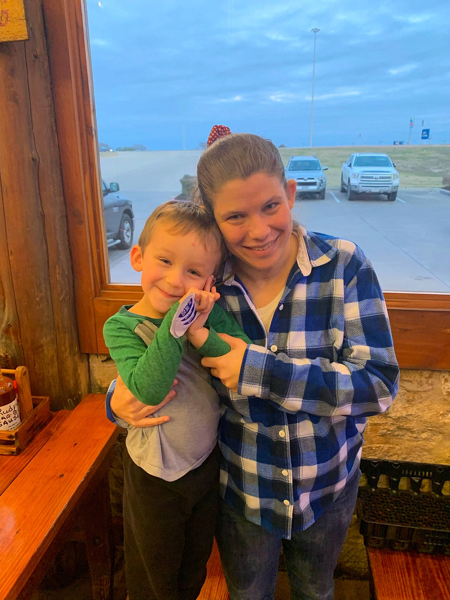 Ryan is registered to the contest to win money with this photo: car, cloud, event, eye, facial_expression, fun, hair, hairstyle, happy, joy, landscape, leisure, person, plaid, recreation, sky, smile, summer, t_shirt, tartan