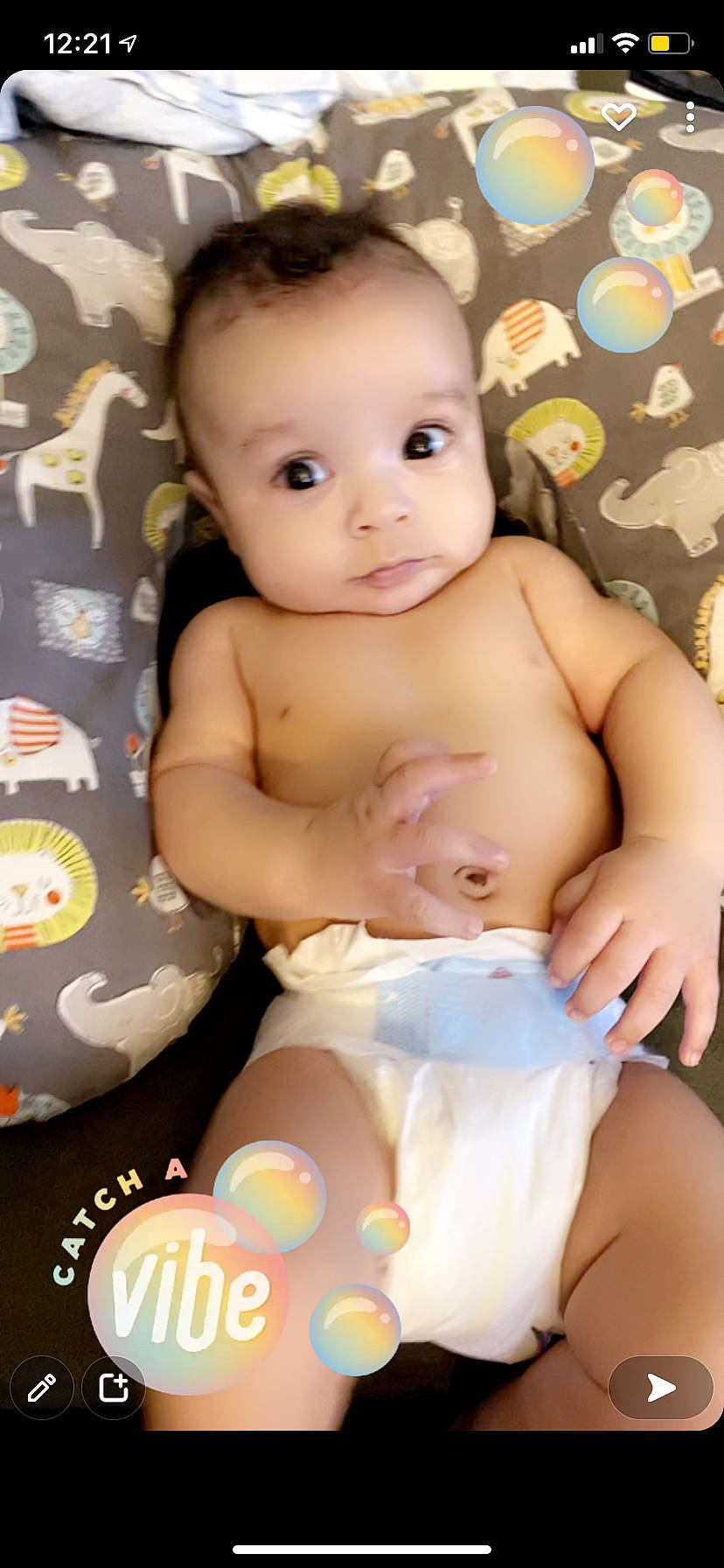 Giovanni is registered to the contest to win money with this photo: abdomen, arm, baby, baby_toddler_clothing, cheek, chest, child, eye, finger, happy, head, iris, mouth, nose, person, pink, product, skin, stomach, toddler