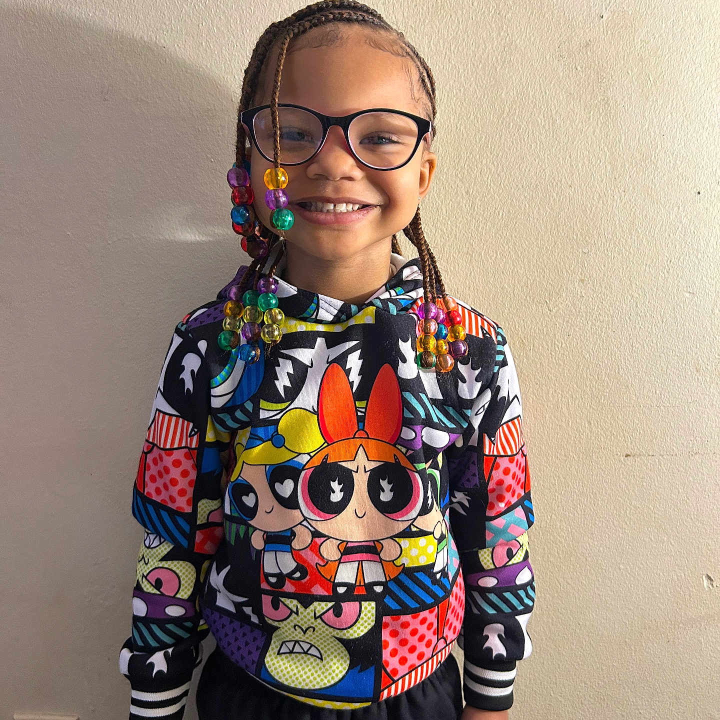 Namaya joined the competition — help win amazing prizes! accessories, adult, clothing, coat, face, female, glasses, hair, happy, head, knitwear, longsleeve, person, photography, portrait, sleeve, smile, sweater, t_shirt, woman