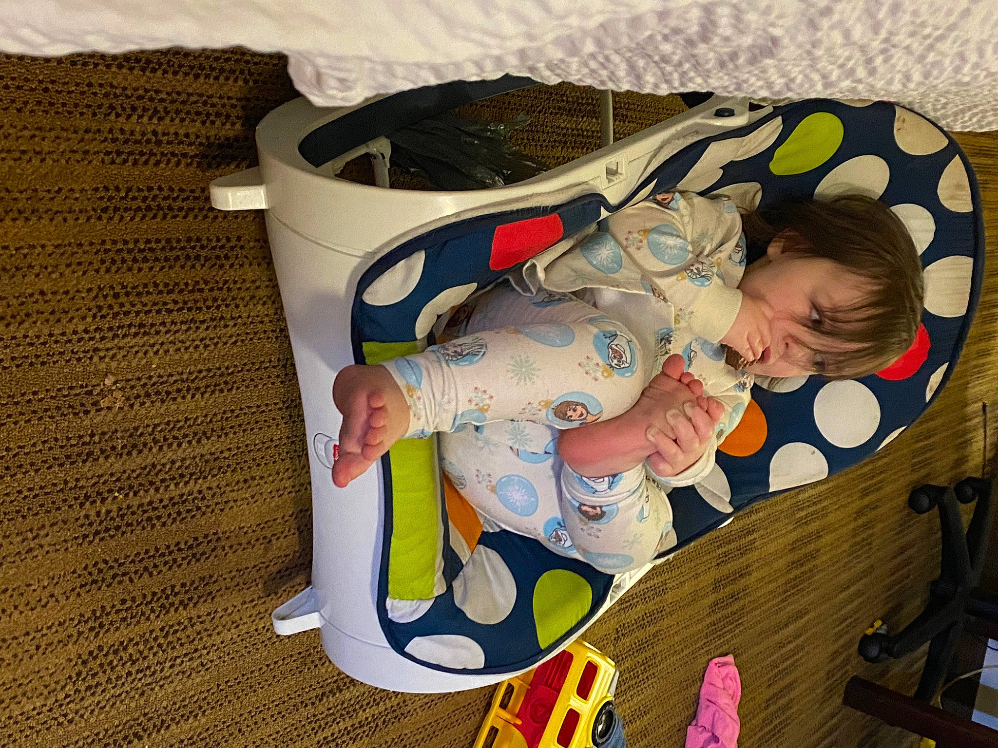 Ariebella is registered to the contest to win money with this photo: art, baby, baby_products, baby_sleeping, baby_toddler_clothing, baby_toys, child, circle, comfort, infant_bed, linens, pattern, person, room, textile, toddler, visual_arts