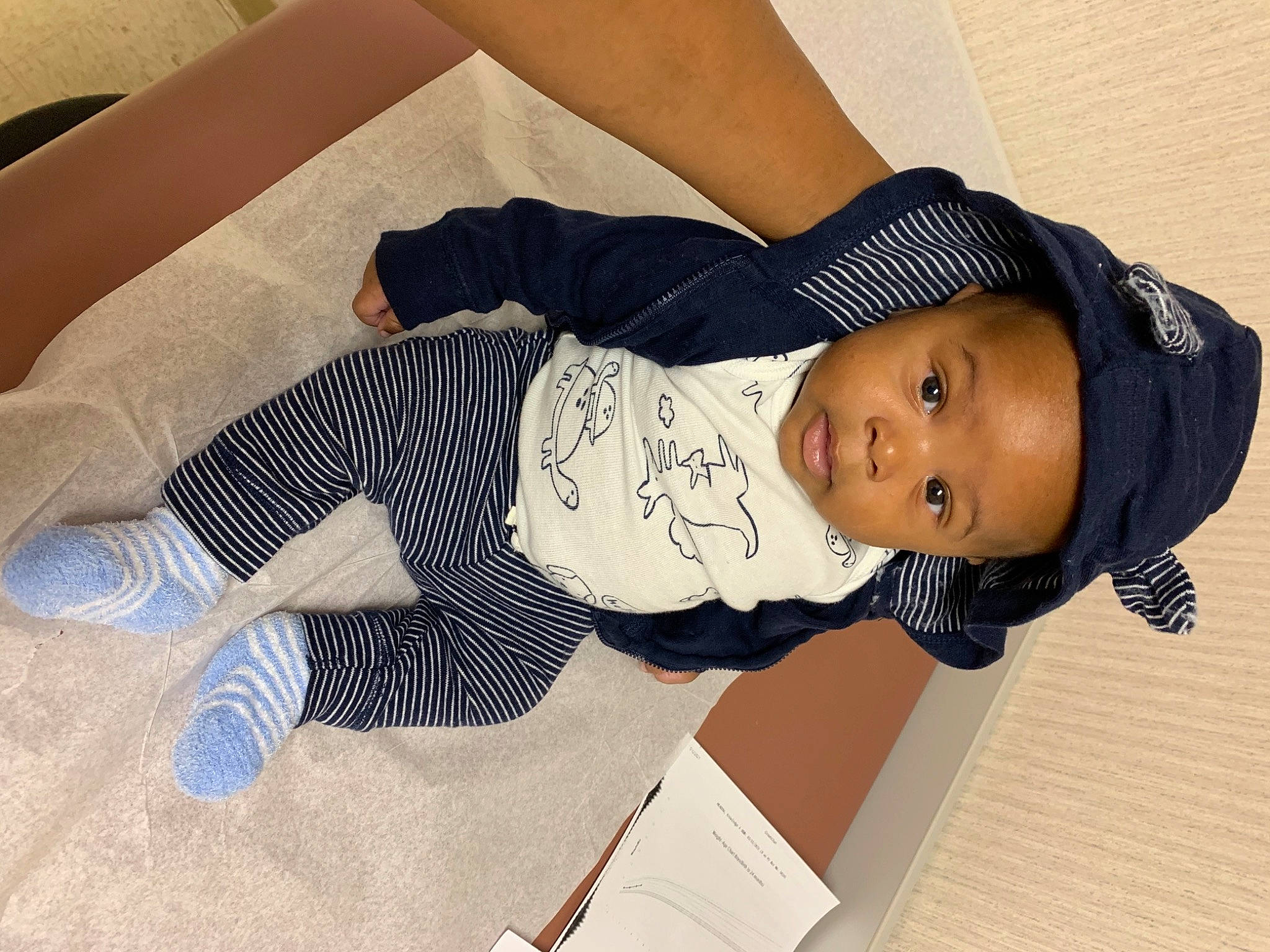 Knowledge is registered to the contest to win money with this photo: baby, baby_products, baby_toddler_clothing, cheek, chest, child, comfort, elbow, eyelash, fashion_accessory, human_leg, pattern, person, sitting, sleeve, sock, textile, thigh, toddler, trunk