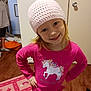 Baylee joined the competition — help win amazing prizes! applique, art, beanie, bonnet, boy, cap, child, clothing, face, female, footwear, girl, hardwood, hat, head, male, painting, person, shoe, wood