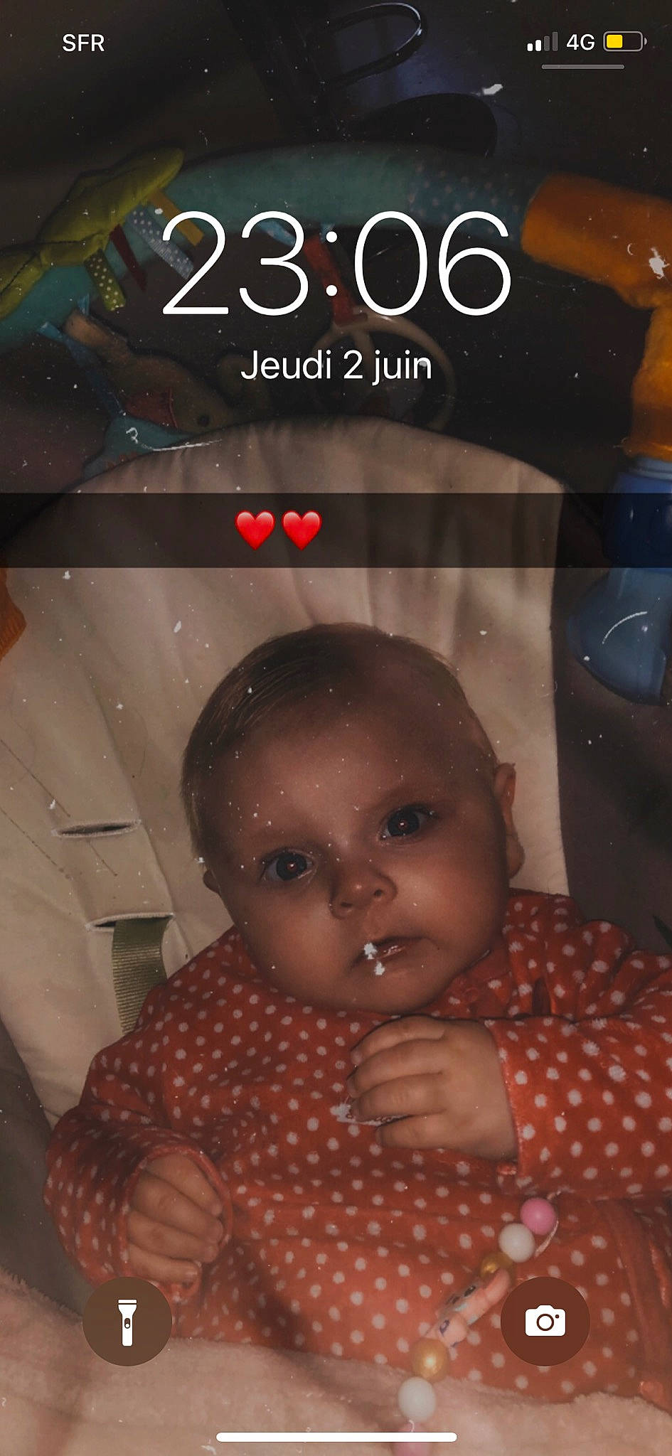 Naömy participe au concours pour gagner de l'argent avec cette photo : adaptation, baby, baby_toddler_clothing, black, cheek, child, clock, cool, eyebrow, flash_photography, font, forehead, fun, happy, lip, mouth, nose, person, publication, space