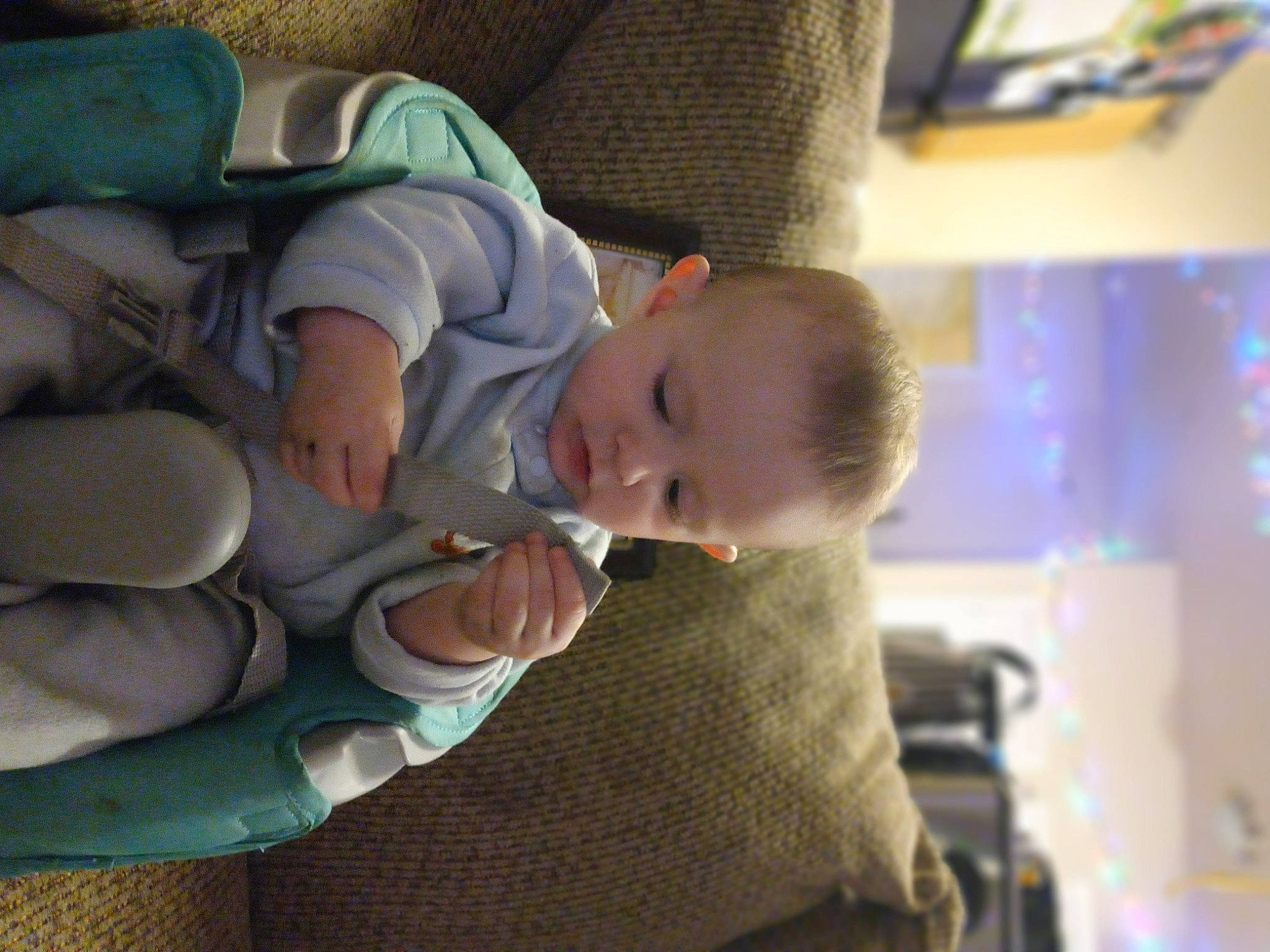 Kaden joined the competition — help win amazing prizes! baby, baby_carriage, baby_products, baby_safety, baby_toddler_clothing, cheek, child, comfort, drinkware, elbow, finger, gesture, hand, nail, person, room, sitting, skin, thumb, toddler