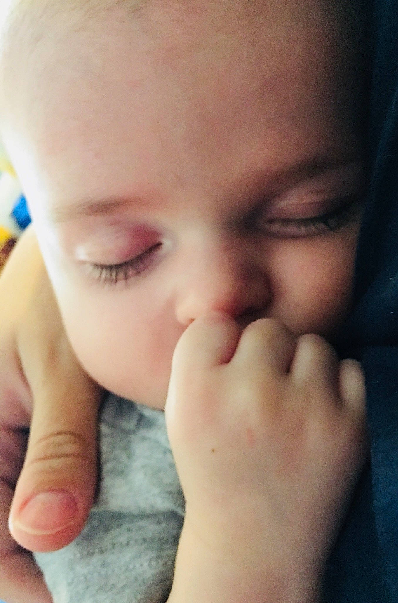 Bradley joined the competition — help win amazing prizes! baby, beauty, cheek, child, chin, close_up, eye, eyebrow, face, finger, forehead, gesture, hand, head, lip, mouth, nail, nose, person, skin