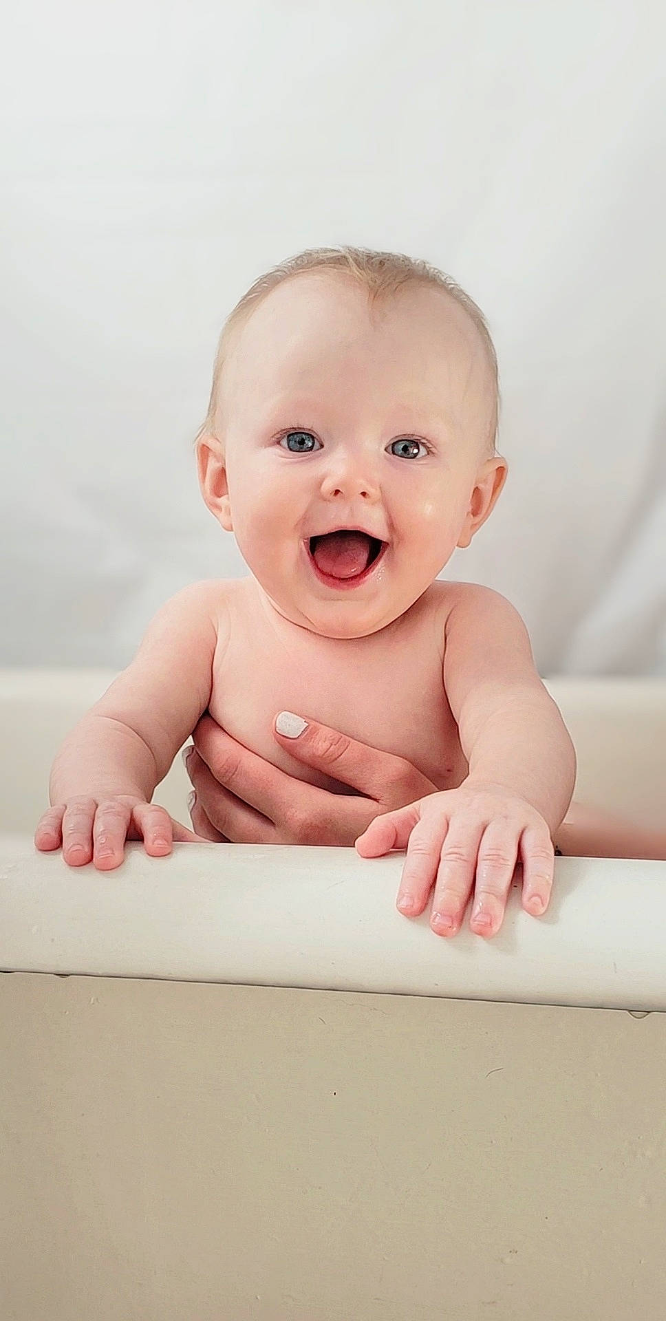 Primrose joined the competition — help win amazing prizes! arm, baby, baby_toddler_clothing, cheek, child, comfort, finger, flash_photography, flooring, gesture, happy, laugh, lip, person, sitting, skin, sleeve, smile, stomach, thumb