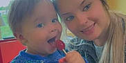 Carson is registered to the contest to win money with this photo: baby, bodypart, child, computerhardware, cutlery, electronics, face, female, finger, girl, hand, hardware, head, monitor, people, person, photography, portrait, screen, spoon