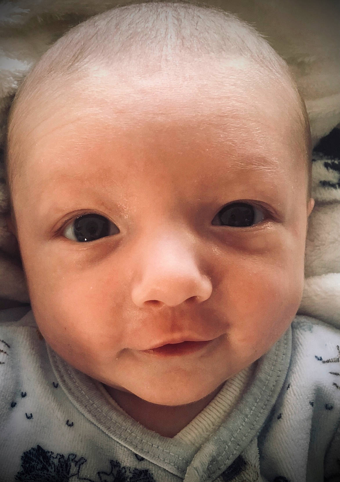 Lucas participe au concours pour gagner de l'argent avec cette photo : baby, cheek, child, chin, close_up, eye, eyebrow, eyelash, face, facial_expression, forehead, head, iris, jaw, lip, mouth, nose, person, skin, smile