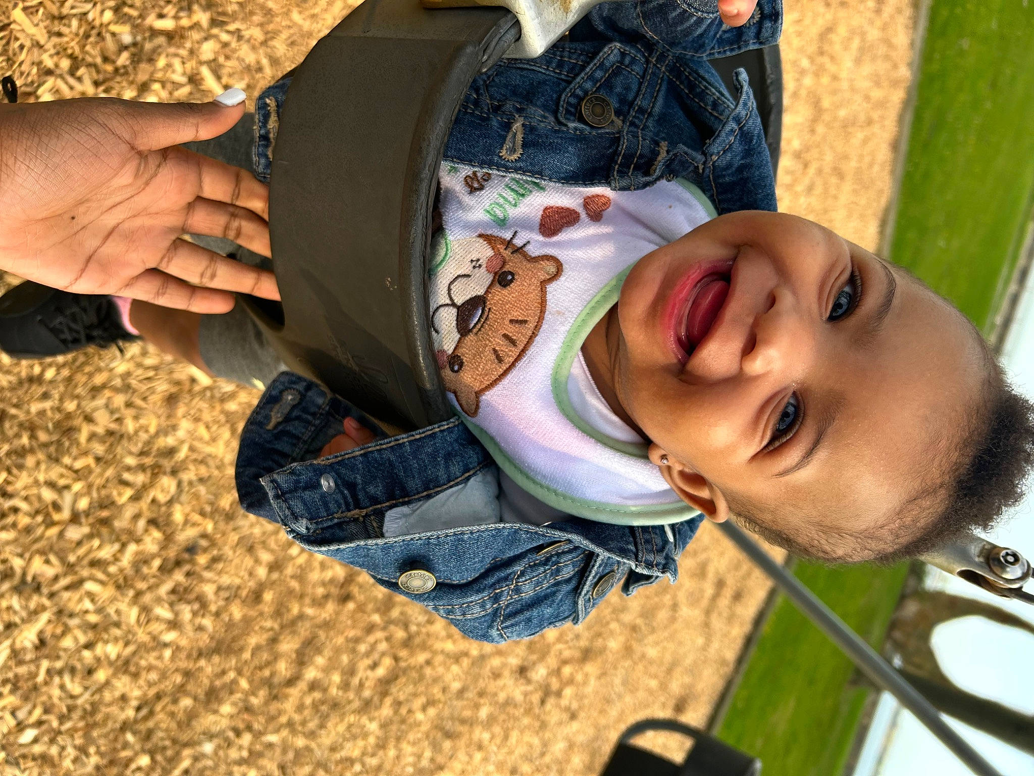 Kailani joined the competition — help win amazing prizes! adaptation, baby, child, cool, fun, gesture, grass, happy, hat, headgear, joy, landscape, leisure, people_in_nature, person, play, recreation, sand, smile, soil