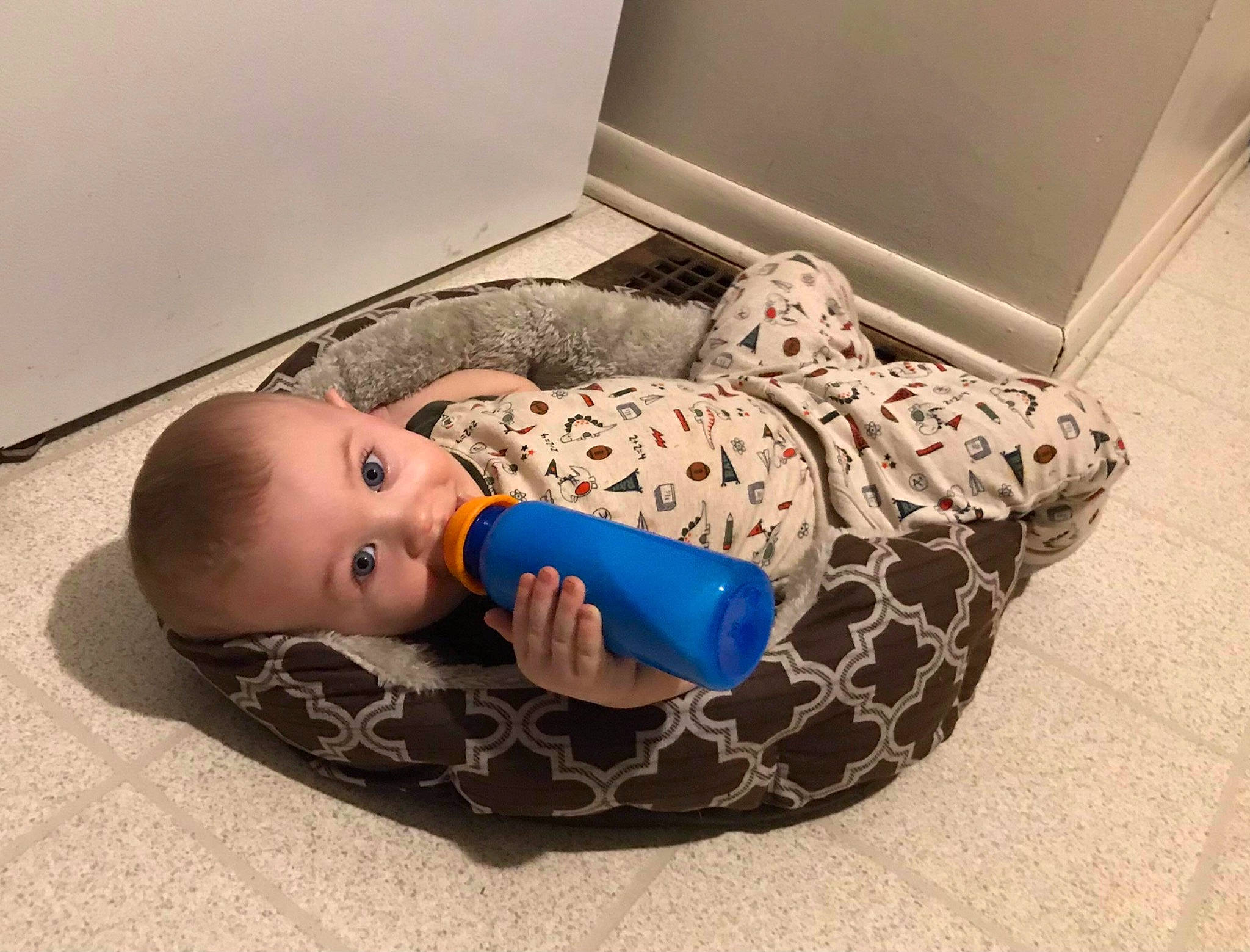 Leeland joined the competition — help win amazing prizes! baby, baby_products, baby_safety, baby_sleeping, baby_toddler_clothing, bedtime, child, comfort, flooring, foot, linens, nap, pattern, person, plastic, room, sitting, sleep, toddler, wood