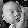 Elliot joined the competition — help win amazing prizes! baby, sleeping, hand, ring, closeup, face, infant, peaceful, monochrome, black_and_white, skin, portrait, newborn, gentle, soft, calm, rest, cute, child, tender