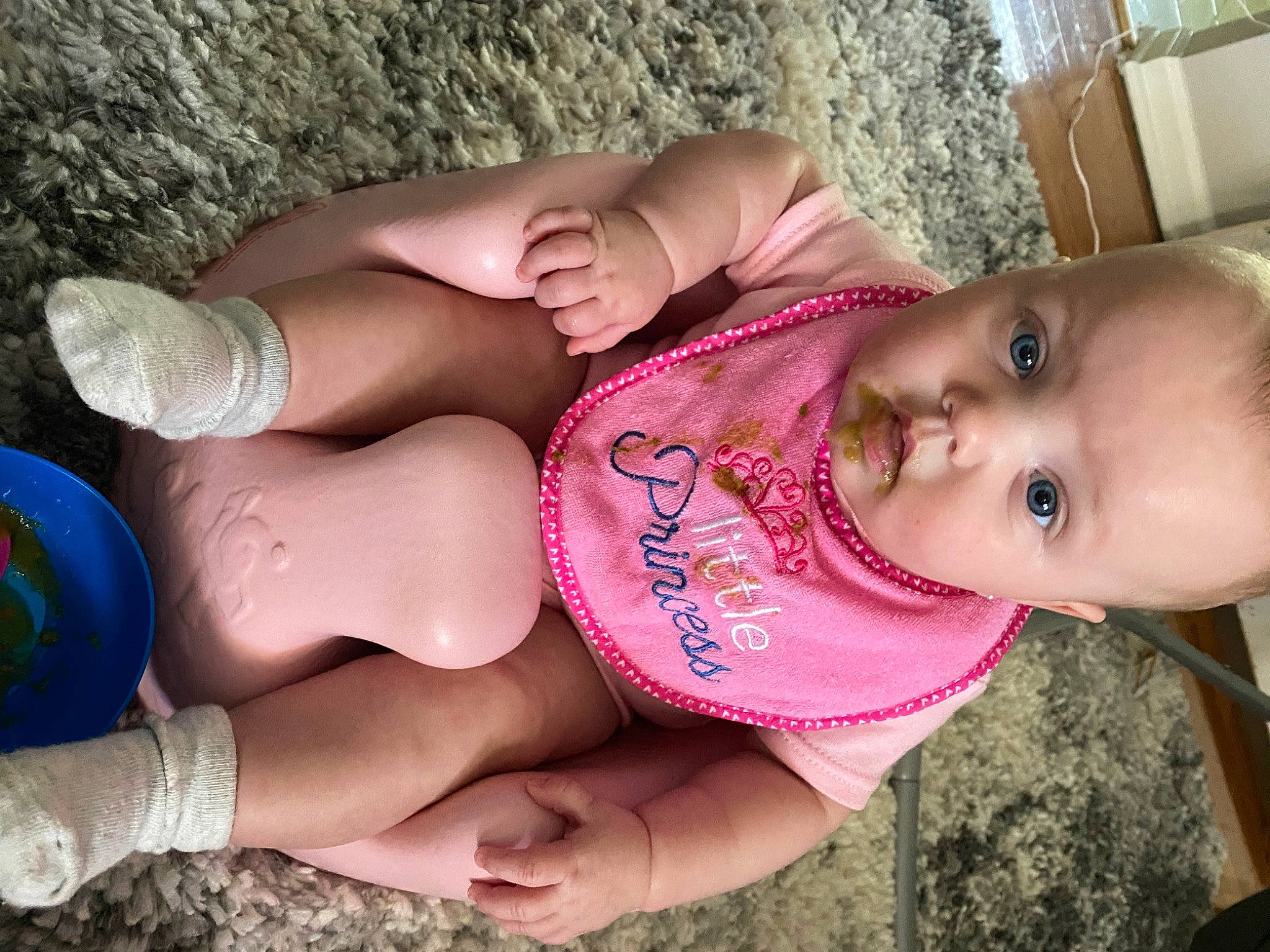 Kinsley is registered to the contest to win money with this photo: abdomen, baby, baby_toddler_clothing, chest, child, finger, hand, human_body, joint, knee, leg, mouth, nail, person, pink, skin, stomach, summer, thigh, toddler