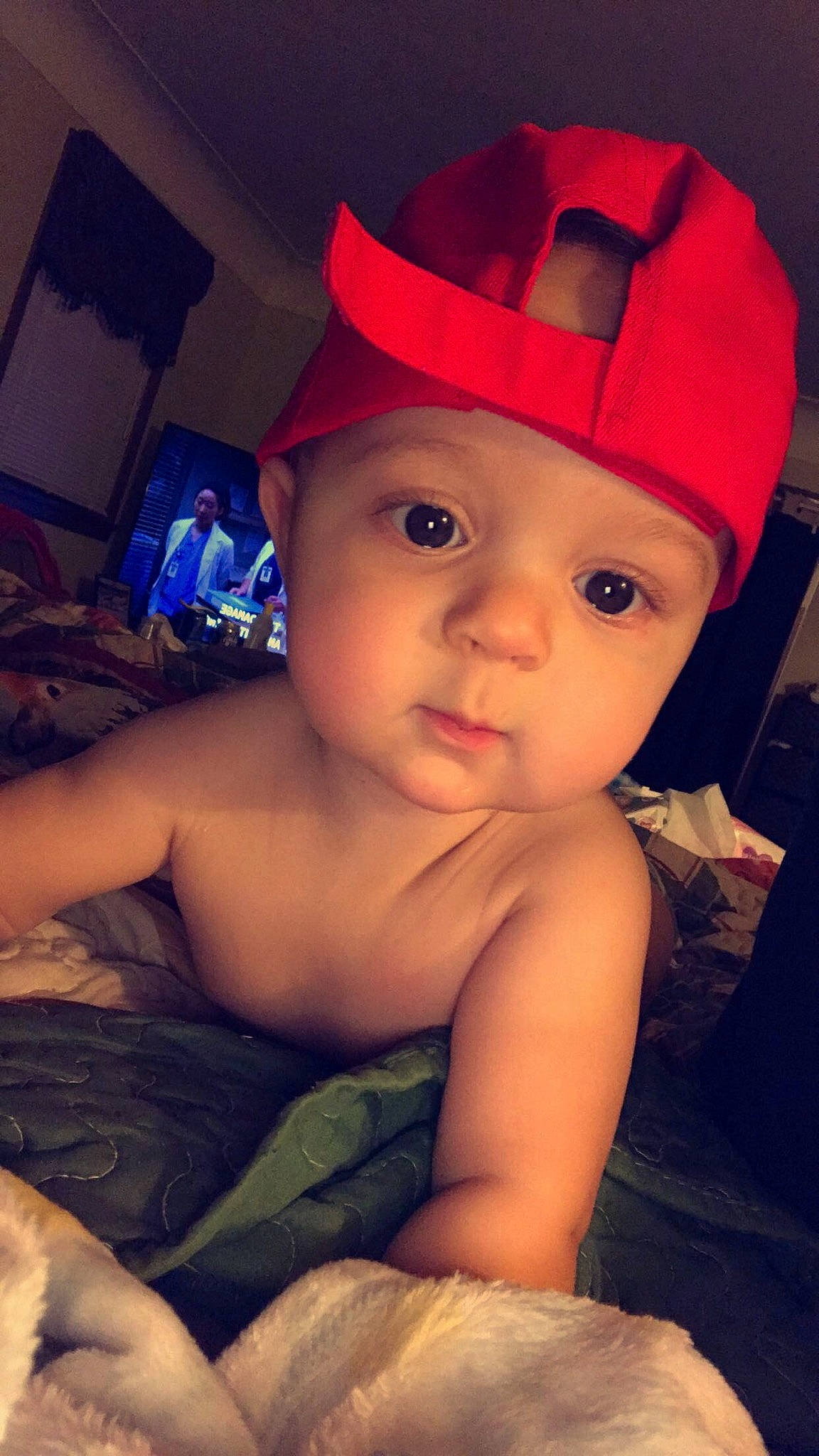 Beau joined the competition — help win amazing prizes! baby, cap, cheek, chin, costume_hat, eye, eyebrow, facial_expression, flash_photography, hairstyle, hat, head, headwear, human_body, lighting, lip, mouth, muscle, nose, person