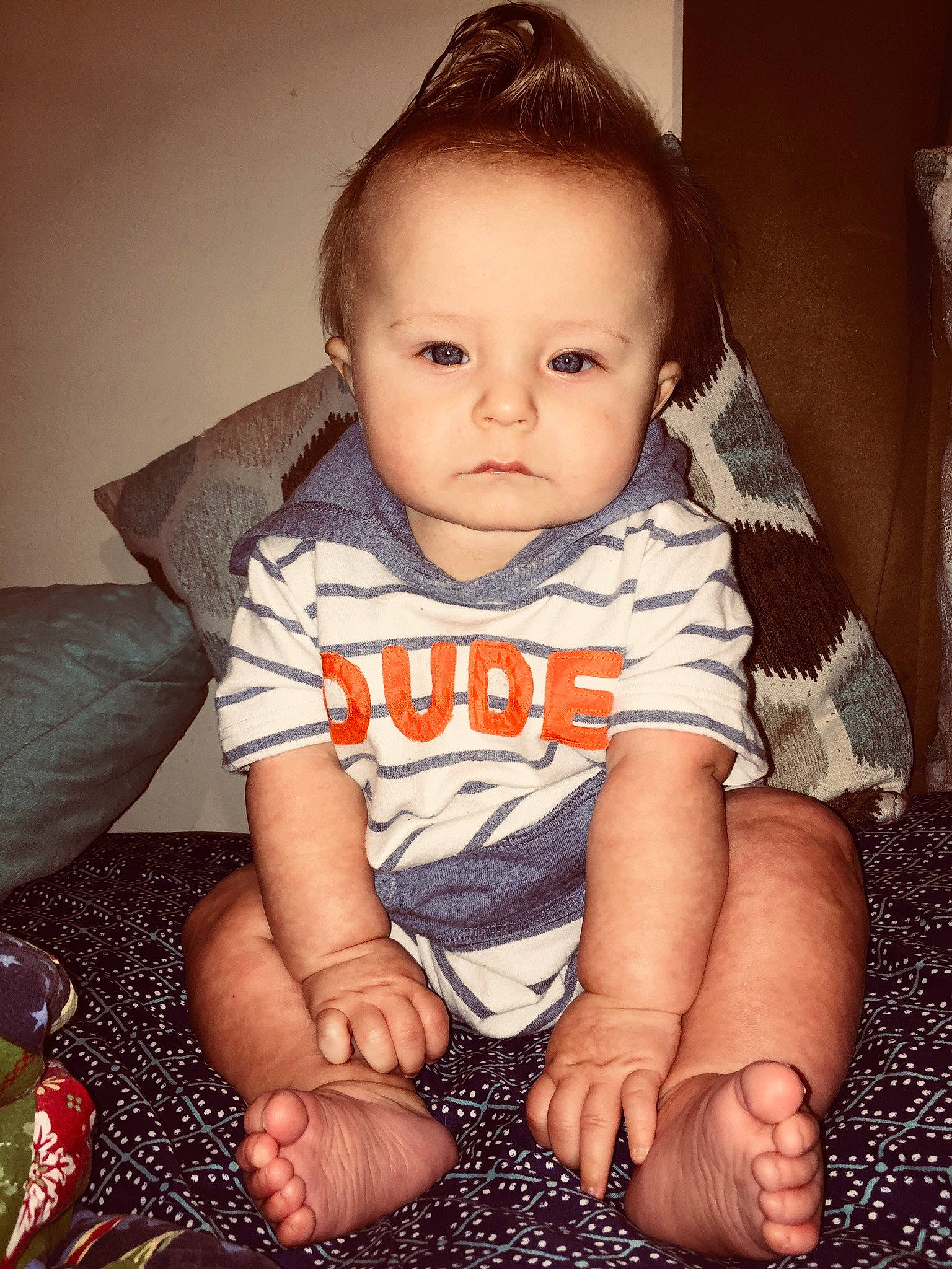 Ayden is registered to the contest to win money with this photo: boy, cheek, child, day, eye, girl, hairstyle, head, human_body, human_hair_color, infant, leg, nose, organ, person, sitting, skin, smile, standing, toddler