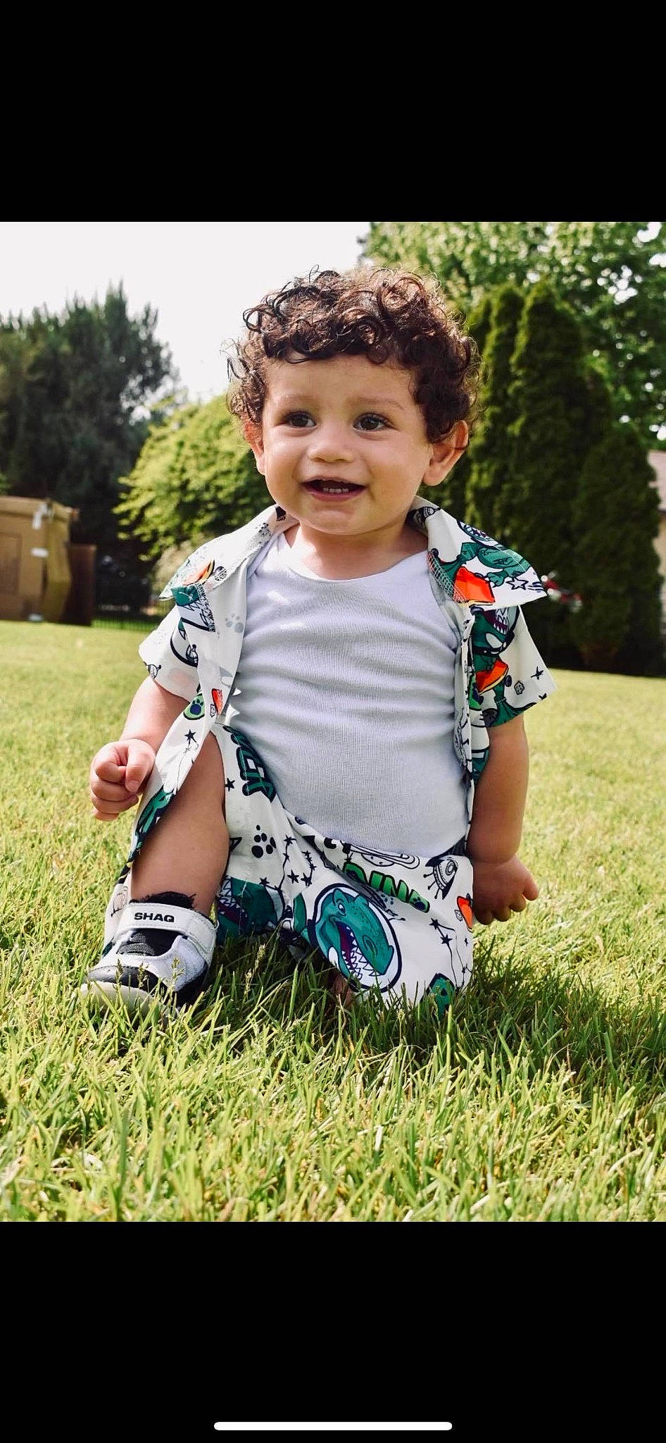 Apollo joined the competition — help win amazing prizes! baby, baby_toddler_clothing, child, fun, grass, grass_family, grassland, hairstyle, happy, joy, lawn, leisure, meadow, people_in_nature, person, plant, recreation, sleeve, summer, t_shirt