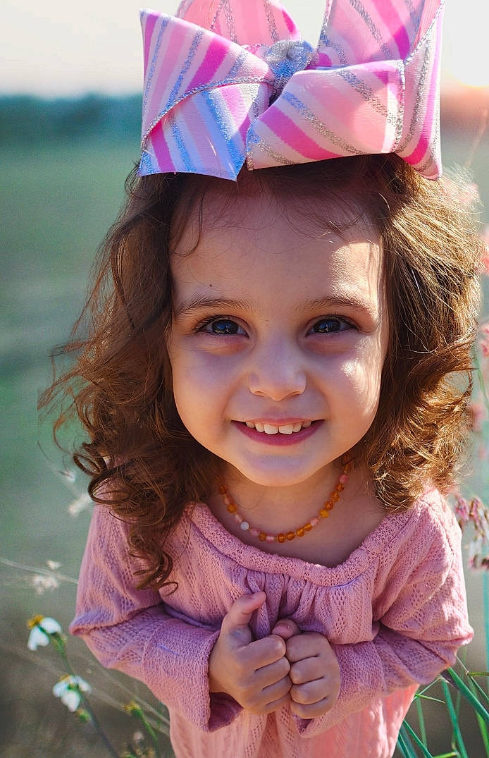 Azaria joined the competition — help win amazing prizes! beauty, child, event, face, fashion_accessory, fun, grass, hairstyle, happy, hat, headgear, joy, magenta, people_in_nature, person, photograph, pink, purple, smile, snapshot