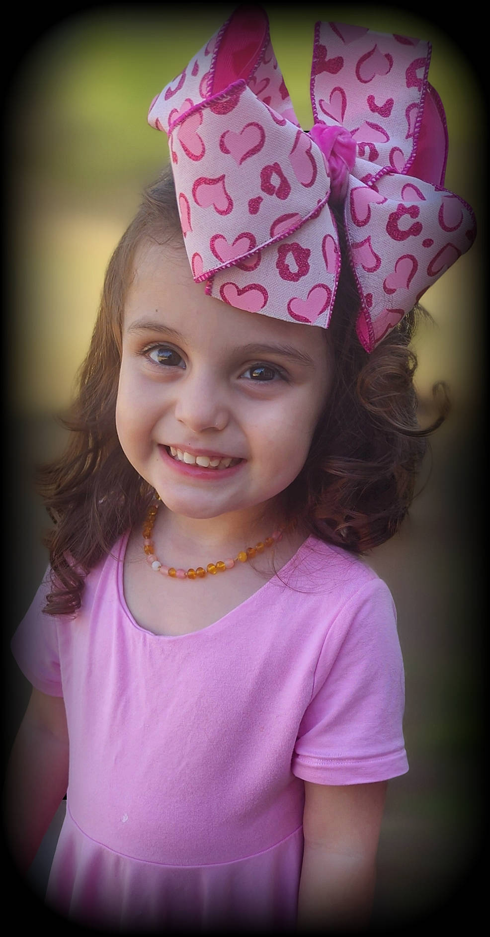 Azaria joined the competition — help win amazing prizes! cap, child, costume_hat, event, face, fashion, fashion_accessory, fun, hair_accessory, hairstyle, happy, headgear, headpiece, headwear, human, joy, magenta, party_supply, person, pink