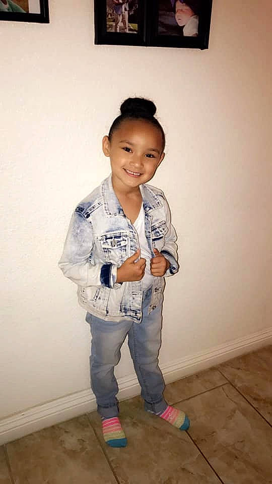 Delanie joined the competition — help win amazing prizes! child, joy, outerwear, person, white