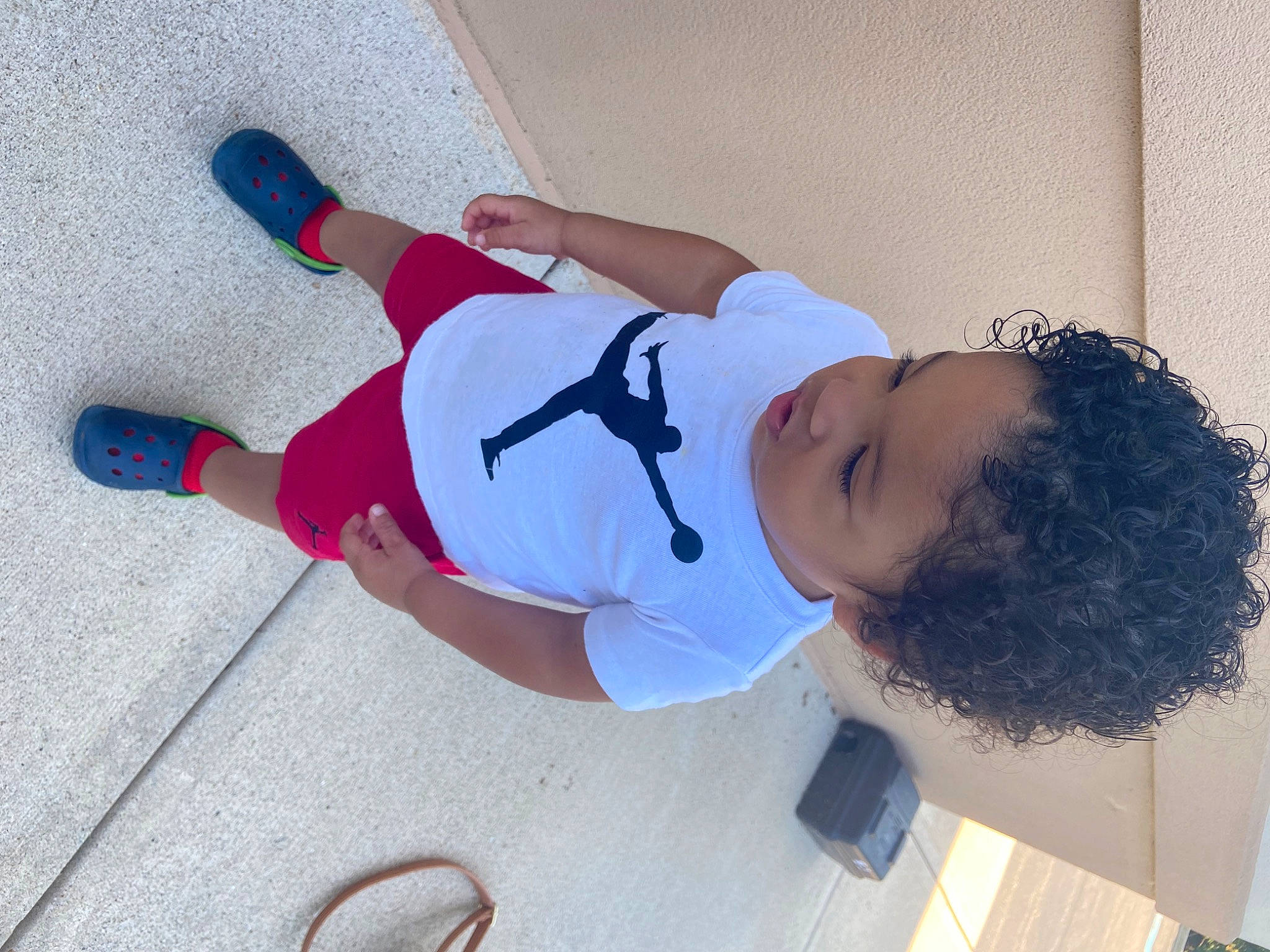 Jayden Jason Lewis joined the competition — help win amazing prizes! child, clothing, elbow, finger, fun, hat, headgear, human_leg, joint, knee, leg, person, shoe, shorts, sleeve, sneakers, sock, t_shirt, thigh, toddler