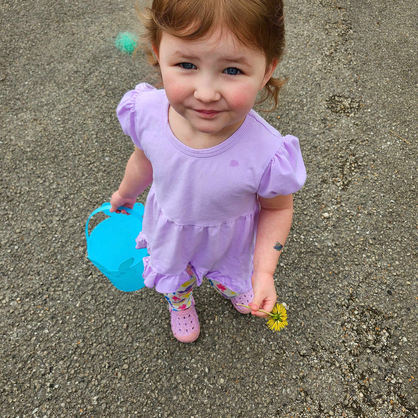 Renesmee joined the competition — help win amazing prizes! baby, bodypart, clothing, dress, face, finger, footwear, gravel, hand, head, outdoors, person, photography, portrait, road, sandal, shoe, soil, t_shirt, walking