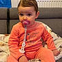 blanket, child, comfort, couch, cozy, curious, cute, face, furniture, home, indoors, pacifier, pajamas, person, radiator, red_slippers, sitting, toddler, window, young_child