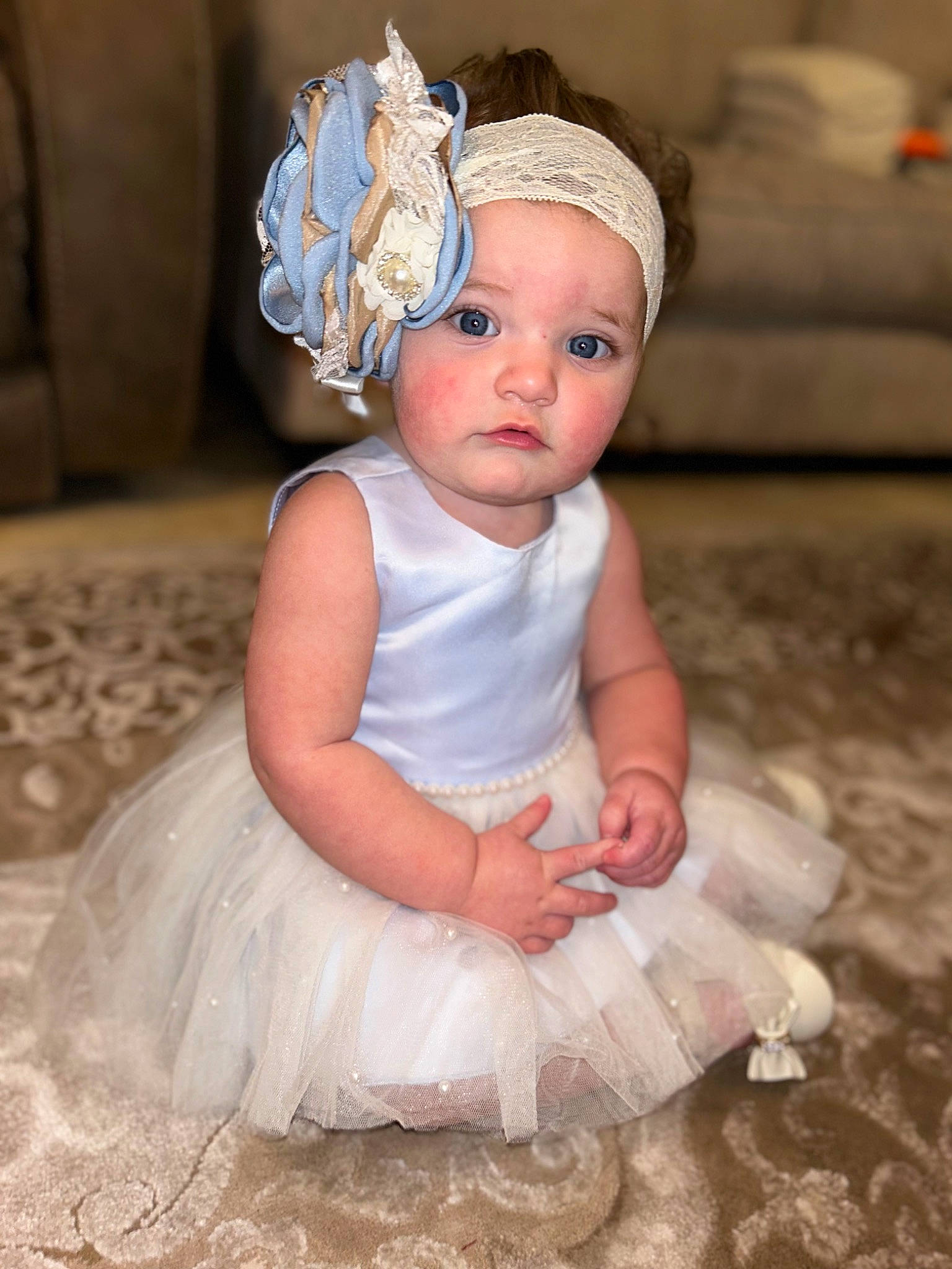 Melissalynn is registered to the contest to win money with this photo: baby, baby_toddler_clothing, bridal_accessory, child, costume_hat, embellishment, event, fashion_accessory, flash_photography, fun, hair_accessory, happy, headband, headgear, headpiece, headwear, jewellery, person, pink, sitting