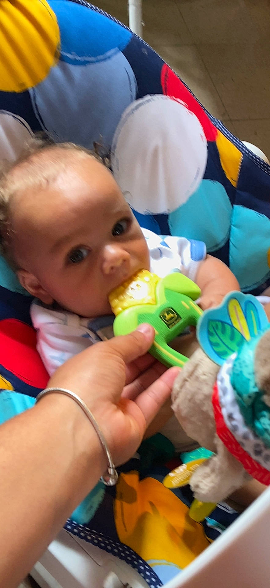 Alonzo is registered to the contest to win money with this photo: baby, baby_products, cheek, child, doll, facial_expression, finger, fun, hand, happy, iris, mouth, nail, nose, organ, people, person, product, skin, toddler