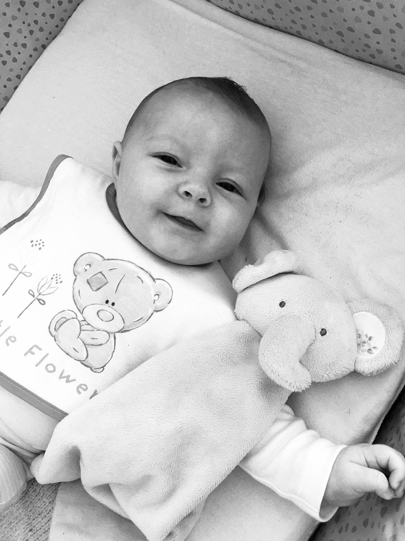 Darcie joined the competition — help win amazing prizes! baby, baby_products, baby_sleeping, bedtime, birth, black_and_white, cheek, child, monochrome, person, photography, product, skin, sleep, smile, style, toddler, white