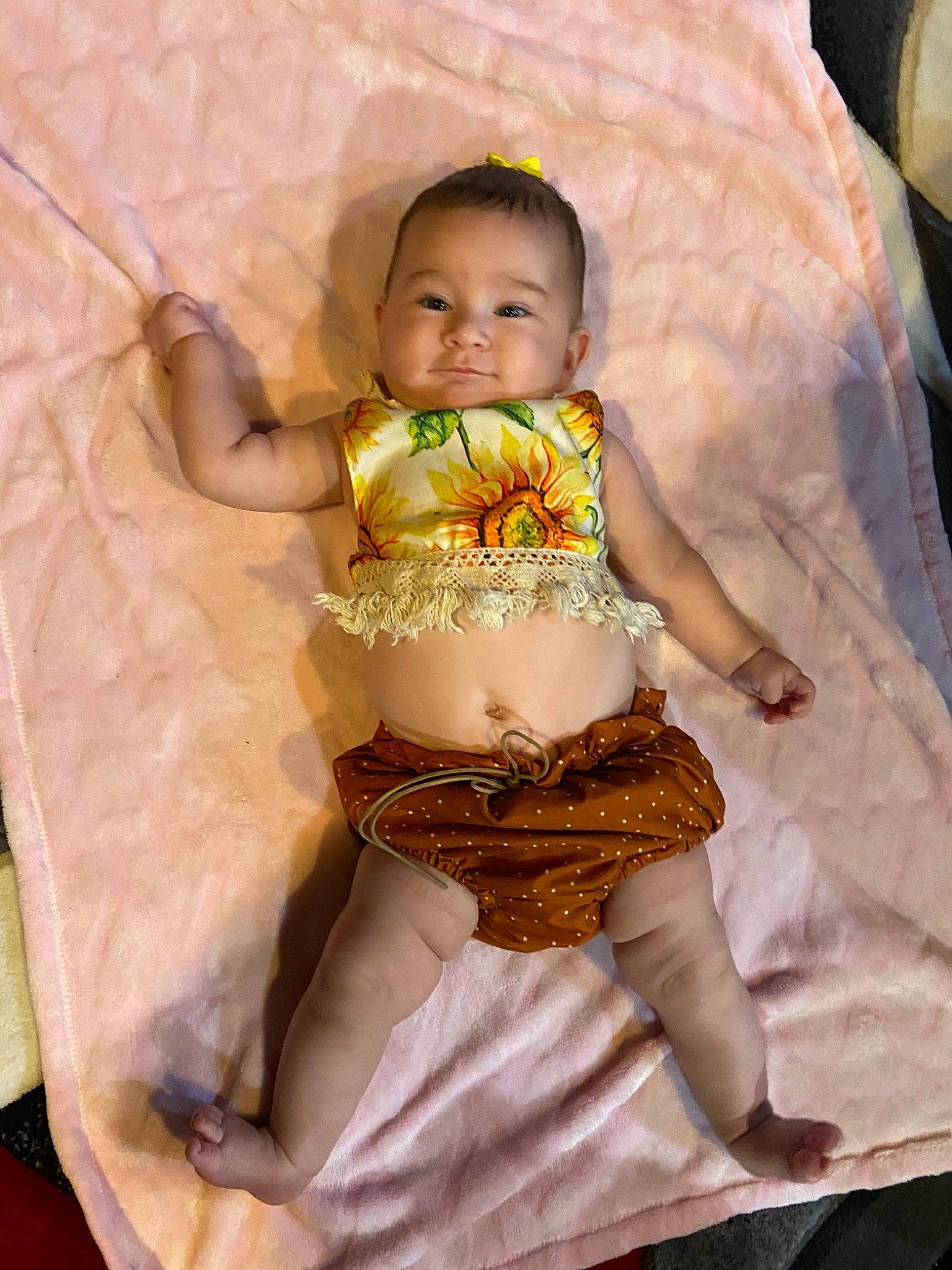 Estrella Kalani Rose is registered to the contest to win money with this photo: abdomen, baby, child, dance, human_body, navel, person, skin, toddler, trunk