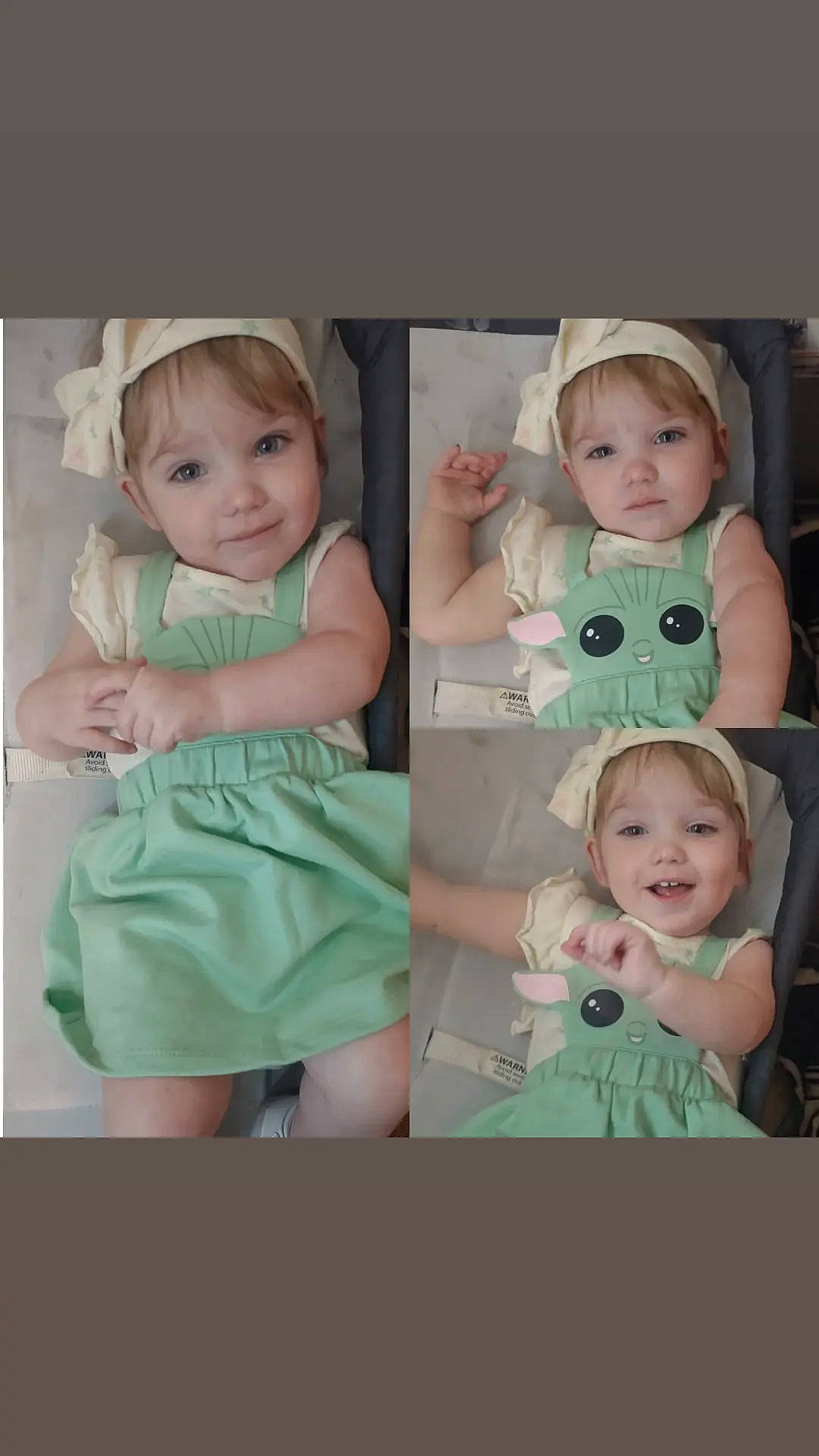 Jacklynn joined the competition — help win amazing prizes! aqua, baby, baby_toddler_clothing, dress, face, facial_expression, gesture, hairstyle, hand, happy, headgear, human, joy, pattern, person, pink, product, skin, sleeve, smile