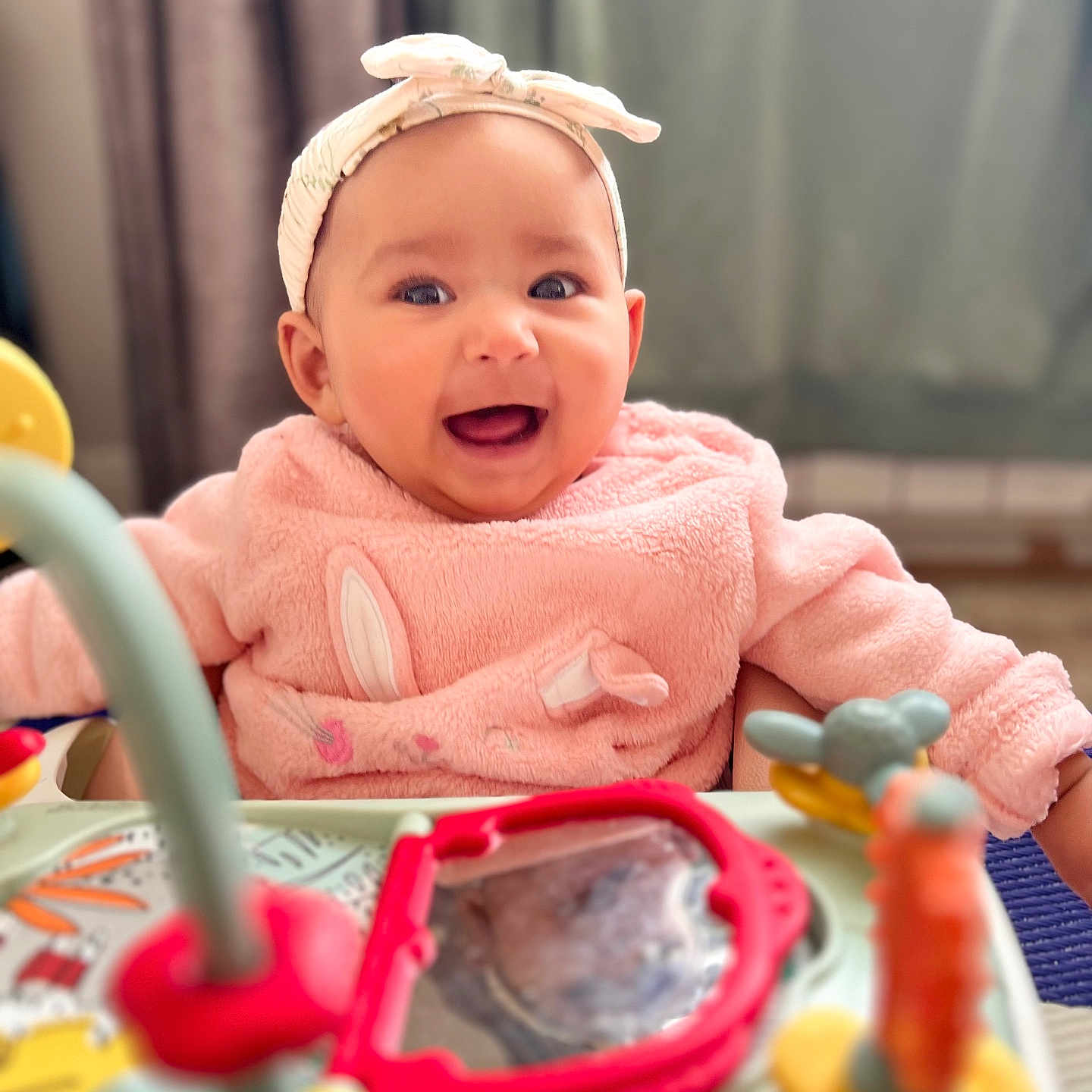 Fariyel joined the competition — help win amazing prizes! baby, babylaughing, clothing, cosmetics, cream, dessert, face, food, happy, hat, head, icing, laughing, newborn, person, photography, portrait, sitting, smile, toy