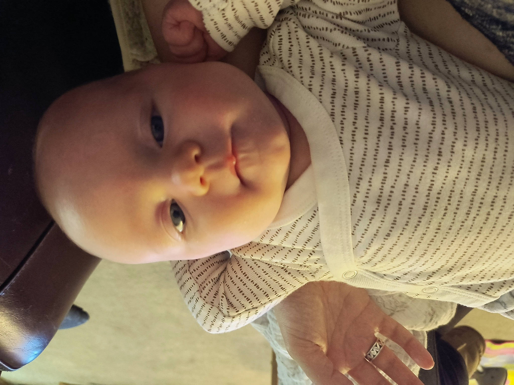 Piper joined the competition — help win amazing prizes! baby, baby_toddler_clothing, cheek, chin, comfort, ear, eyebrow, eyelash, finger, happy, headgear, iris, lip, mouth, neck, nose, person, product, skin, smile