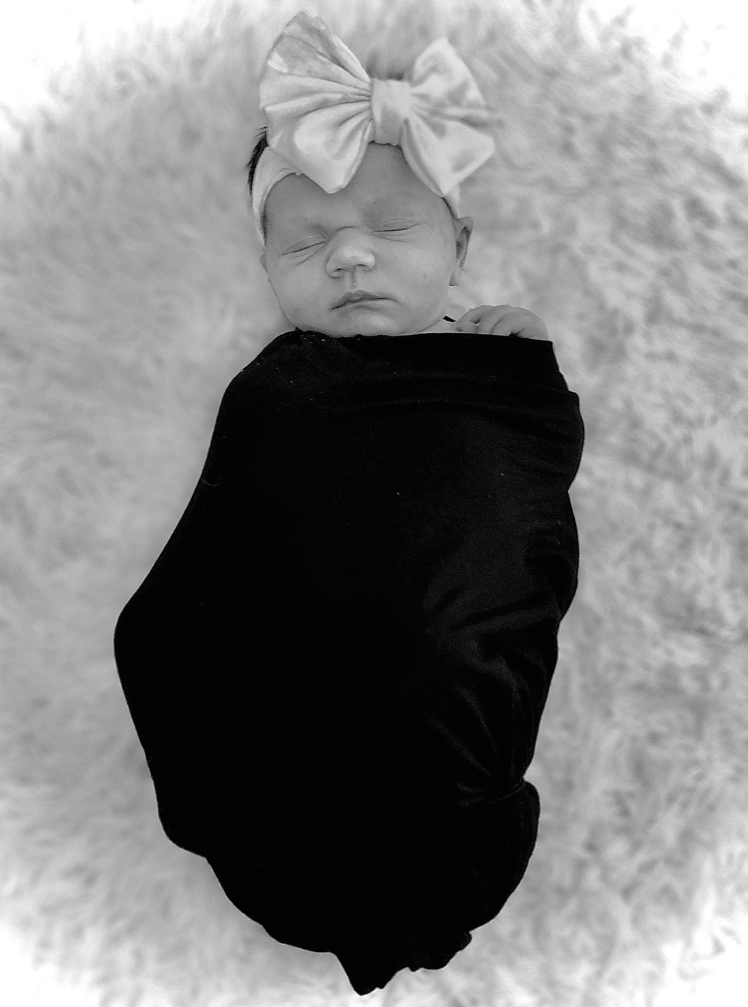 Emeri joined the competition — help win amazing prizes! baby, black, black_and_white, bonnet, child, ear, headgear, monochrome, monochrome_photography, person, photograph, photography, portrait_photography, stock_photography, style, toddler, white