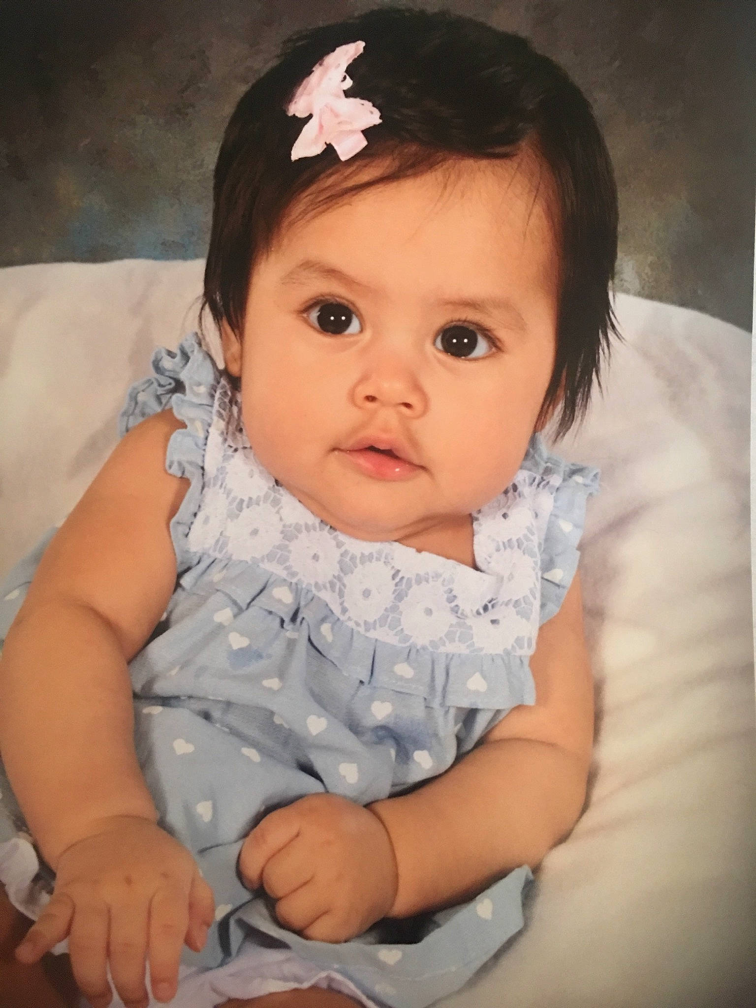 Alia Marie joined the competition — help win amazing prizes! baby, baby_toddler_clothing, cheek, child, eye, face, forehead, hair_accessory, head, headband, headgear, iris, lip, nose, person, portrait, skin, toddler