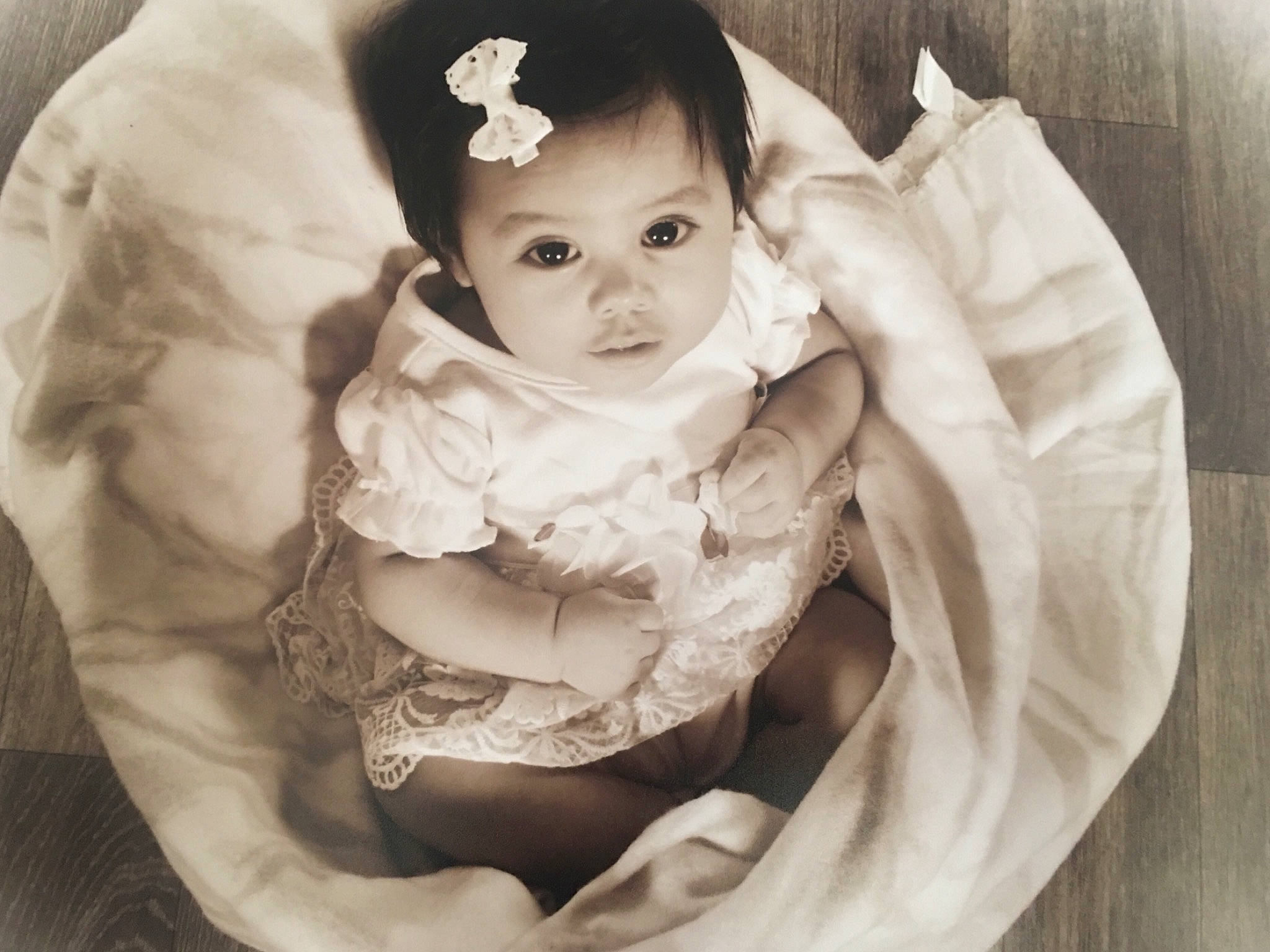 Alia Marie is registered to the contest to win money with this photo: baby, beauty, cheek, child, eye, eyebrow, face, hair, hairstyle, head, human, nose, organ, person, photograph, product, skin, smile, snapshot, toddler