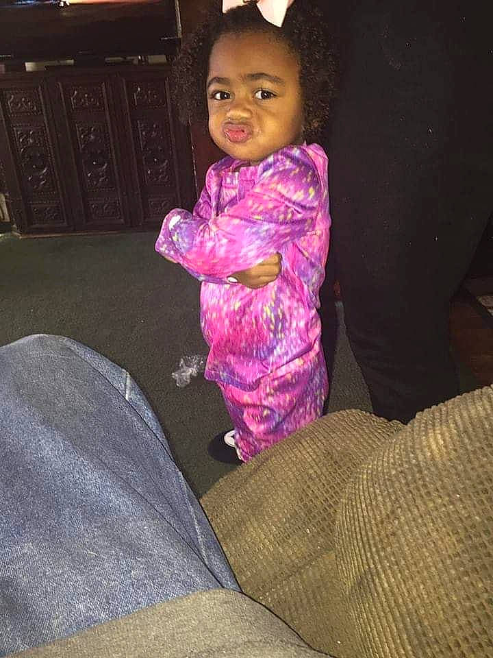 Jala joined the competition — help win amazing prizes! baby, child, face, fun, head, headwear, person, pink, play, sitting, skin, smile, toddler, vacation