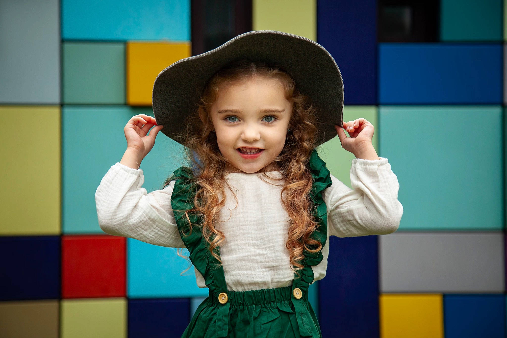 Presleigh is registered to the contest to win money with this photo: azure, blue, clothing, face, flash_photography, gesture, happy, hat, human_body, iris, joy, lip, mouth, neck, person, skin, sleeve, smile, standing, sun_hat